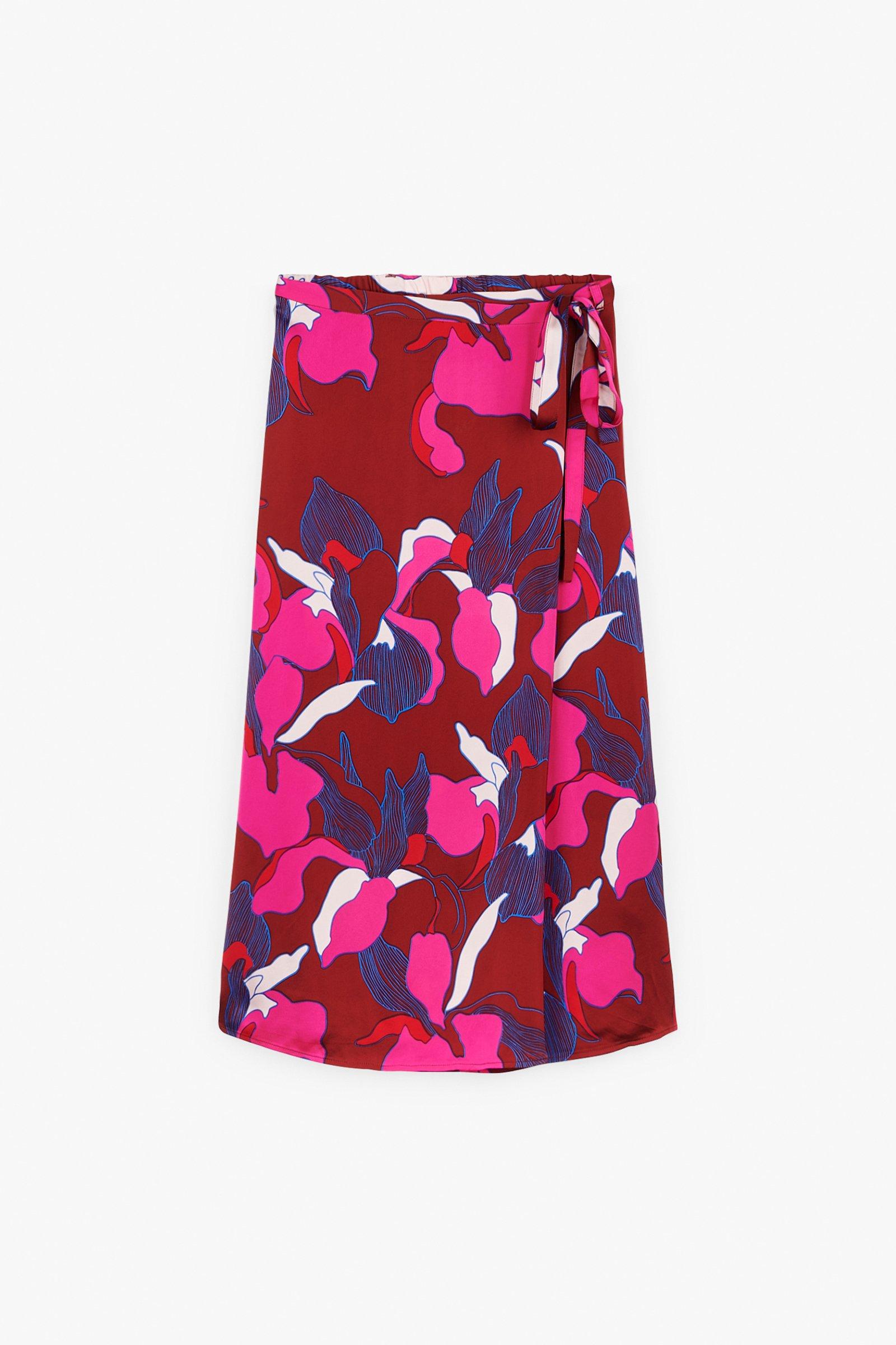 CKS Dames - WAANI - long skirt - dark red