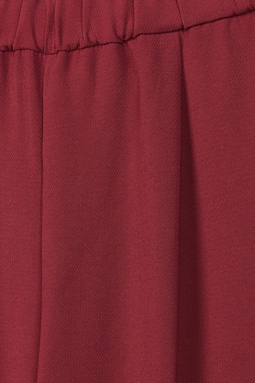 CKS Dames - SAGE - pantalon à la cheville - rouge foncé