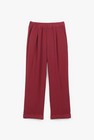 CKS Dames - SAGE - ankle trousers - dark red