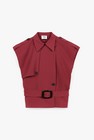 CKS Dames - LILLO - blouse half-length sleeves - dark red