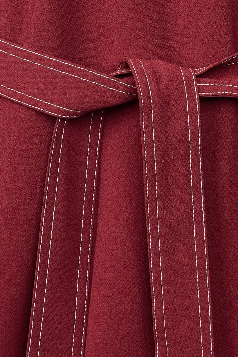 CKS Dames - LUCKY - robe longue - rouge foncé