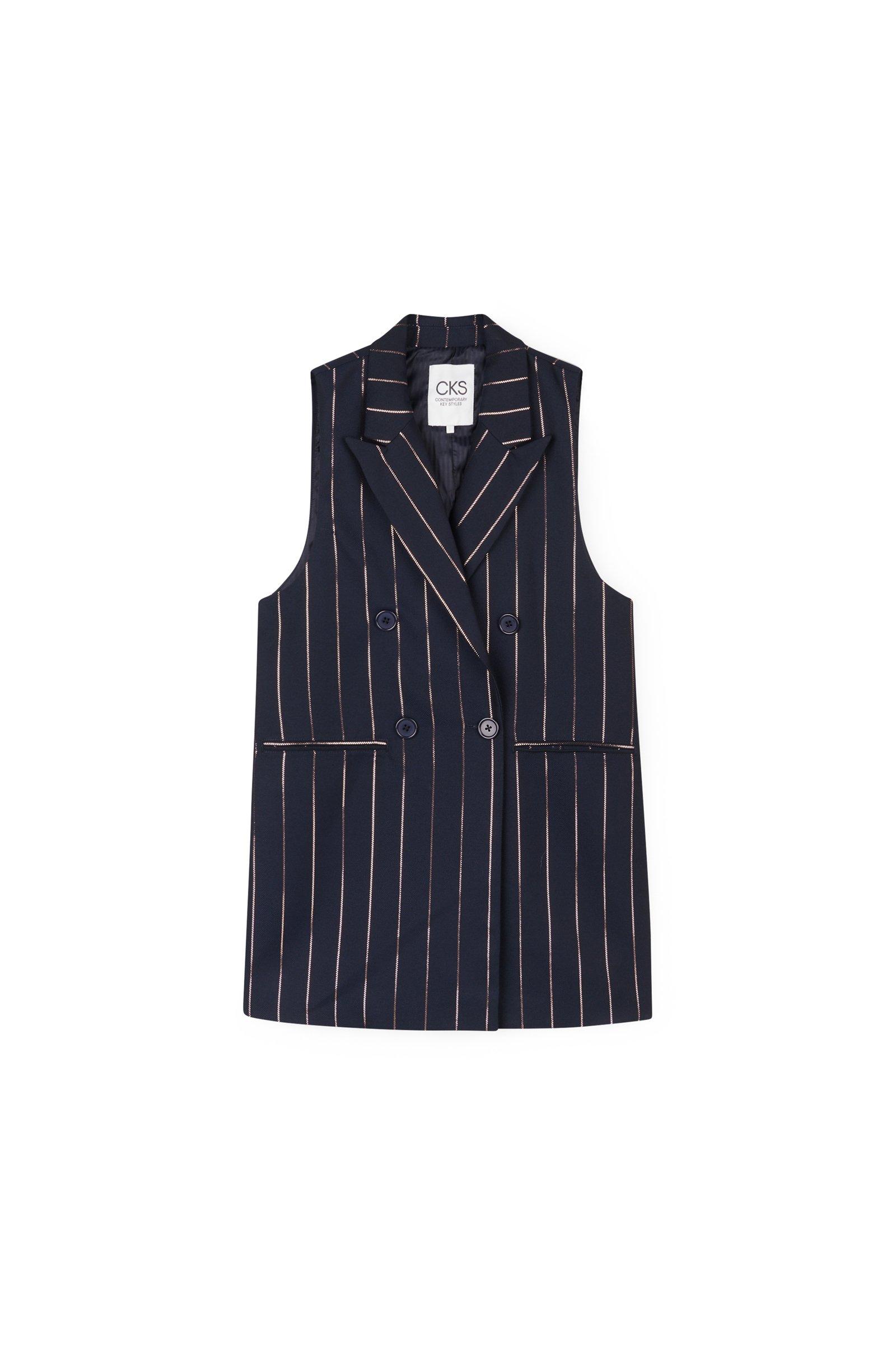 CKS Dames - LEIPZIG - long blazer - dark blue