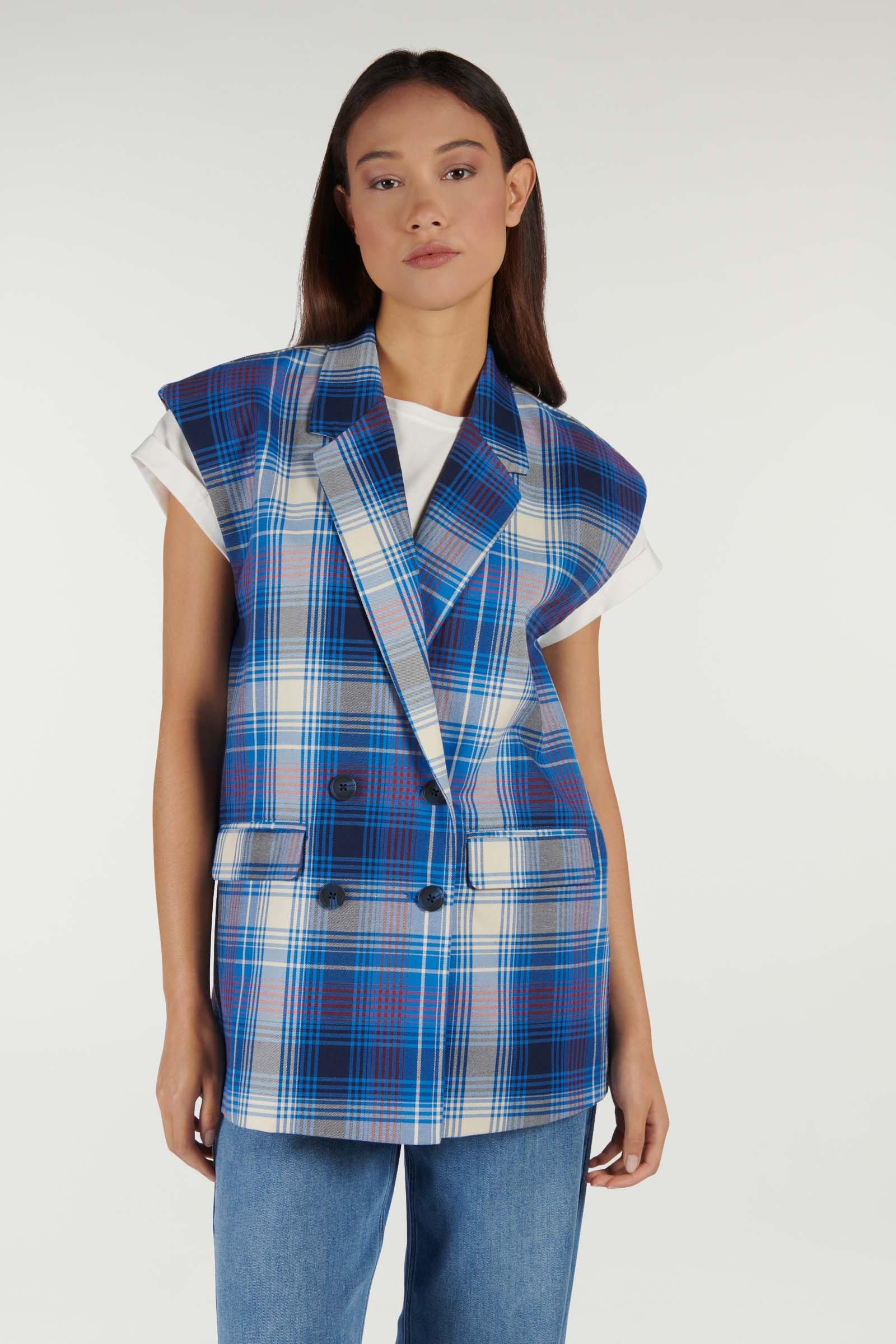 CKS Dames - WINSTON - blazer long - bleu