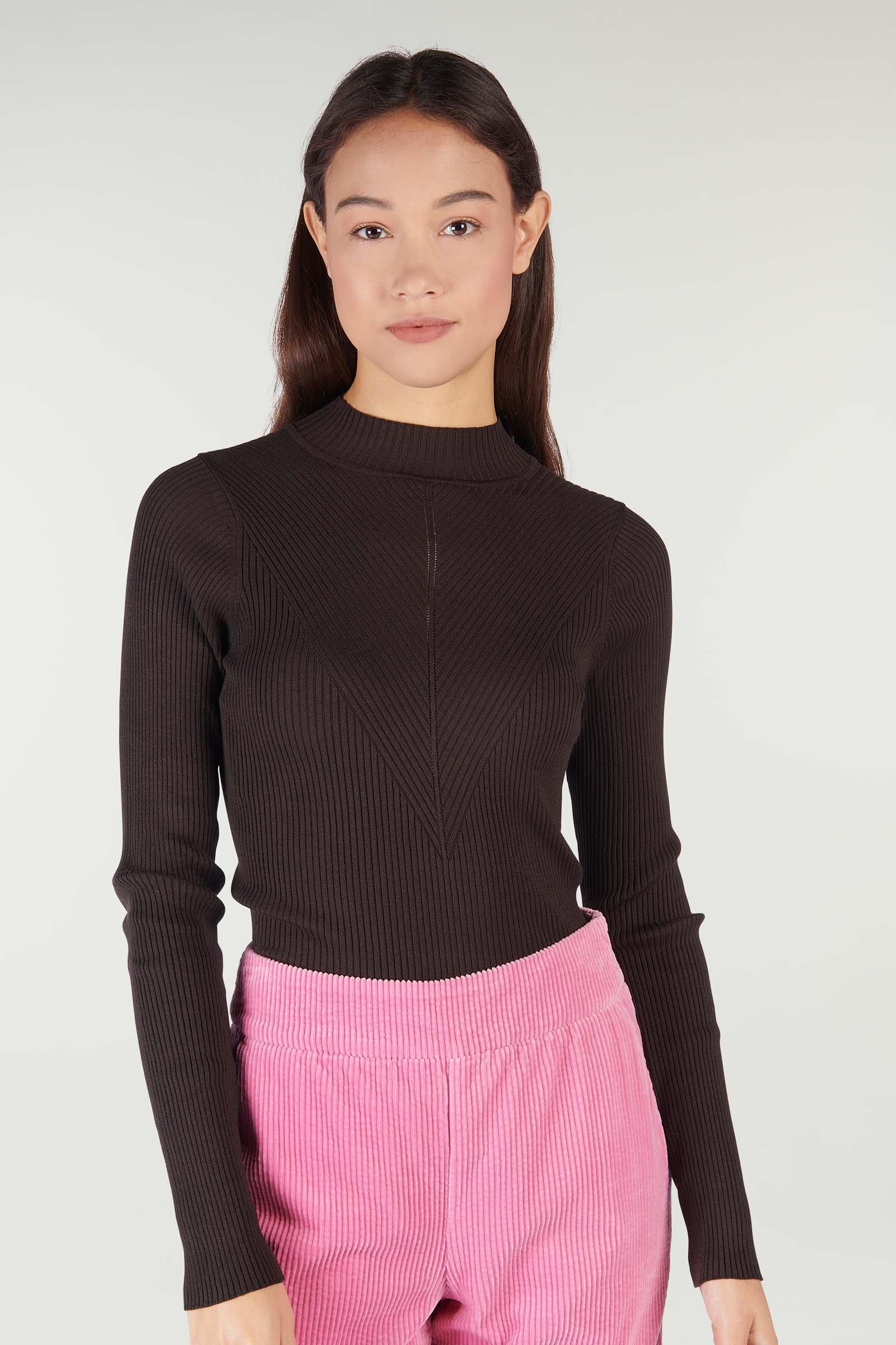 CKS Dames - PAX - rollneck - brown