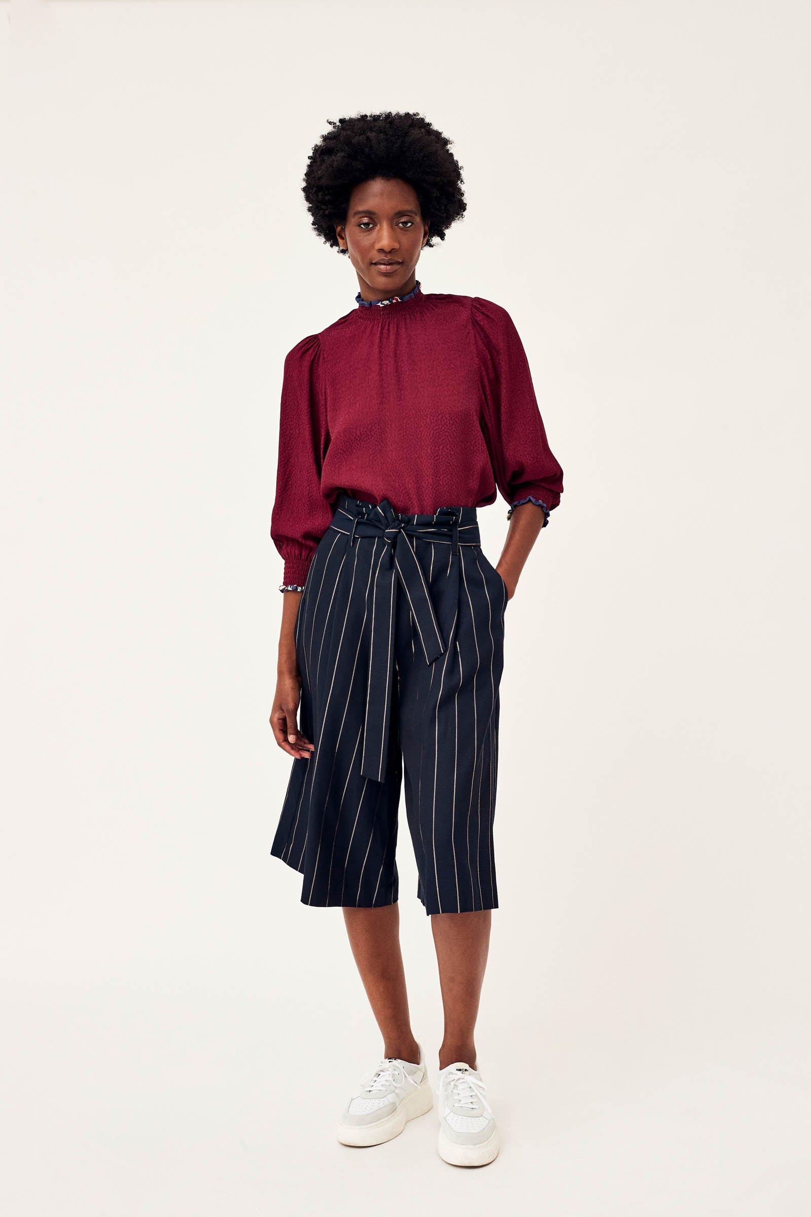 CKS Dames - IVANKA - bermuda long - bleu foncé