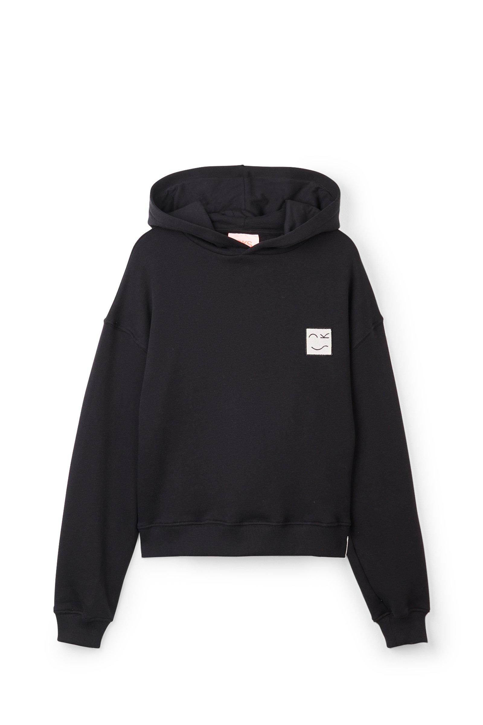 CKS Teens - GIRRY - sweatshirt &agrave; capuche - noir
