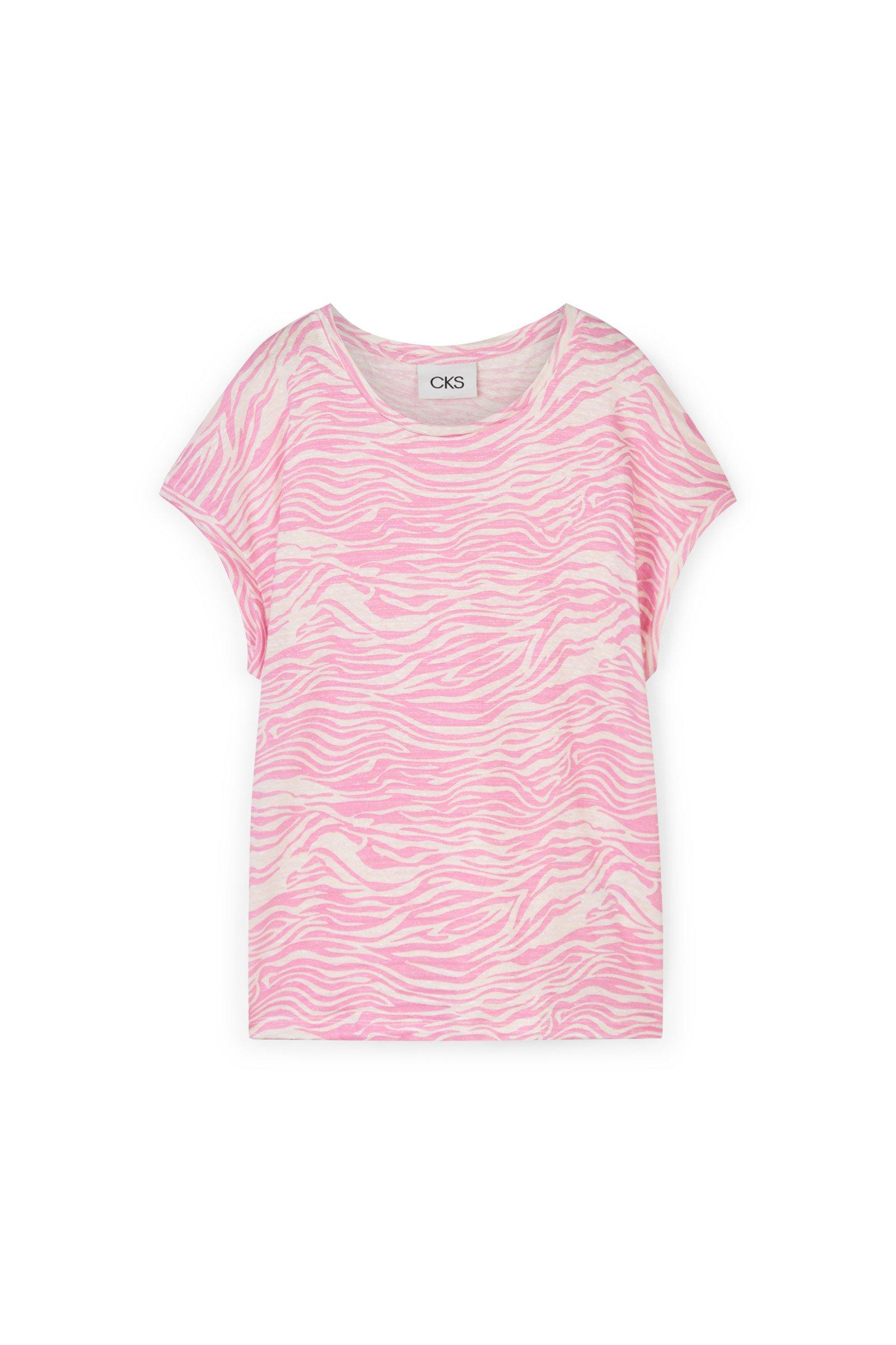 CKS Dames - ZANZIBAR - t-shirt korte mouwen - paars
