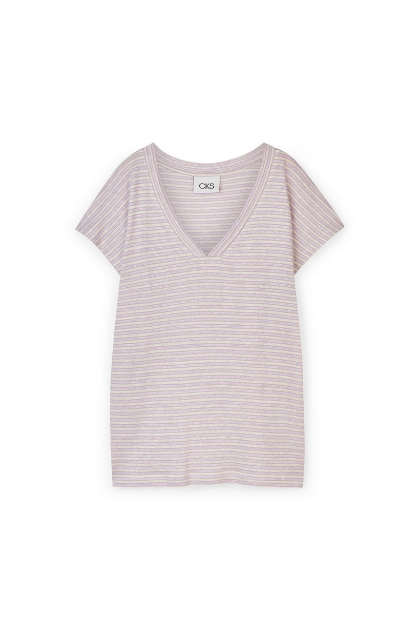 CKS Dames - JAMEE - t-shirt short sleeves - lila