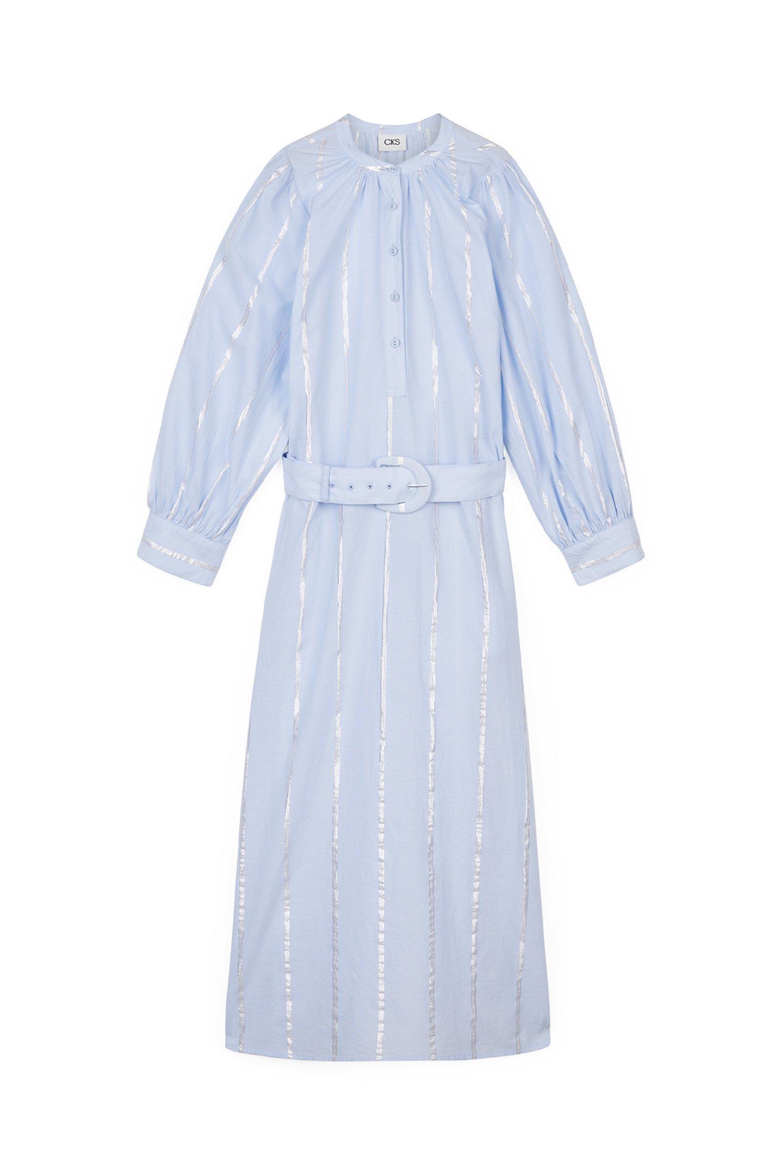 CKS Dames - MALEY - long dress - light blue