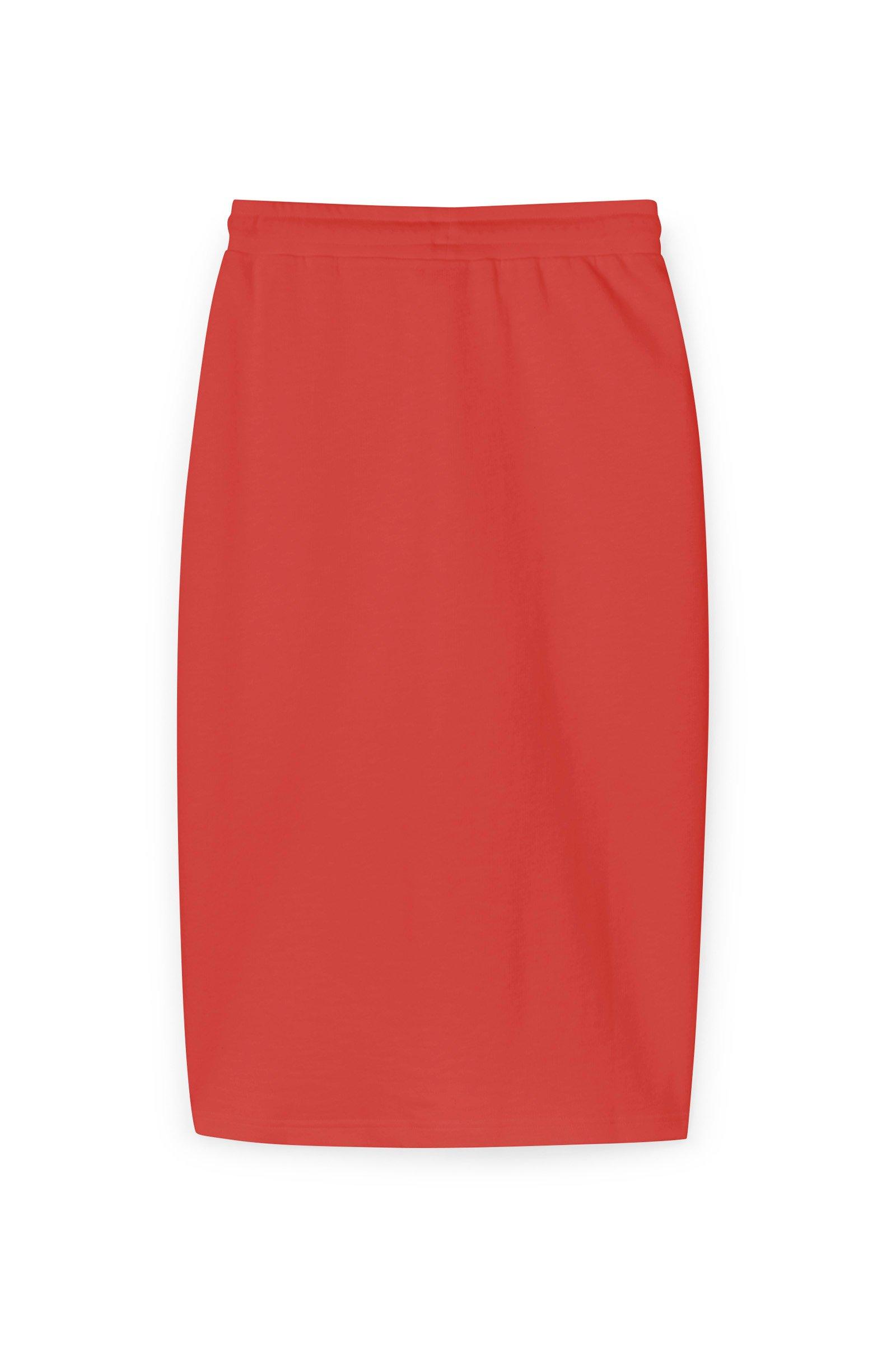 CKS Dames - GHANA - midi skirt - dark red