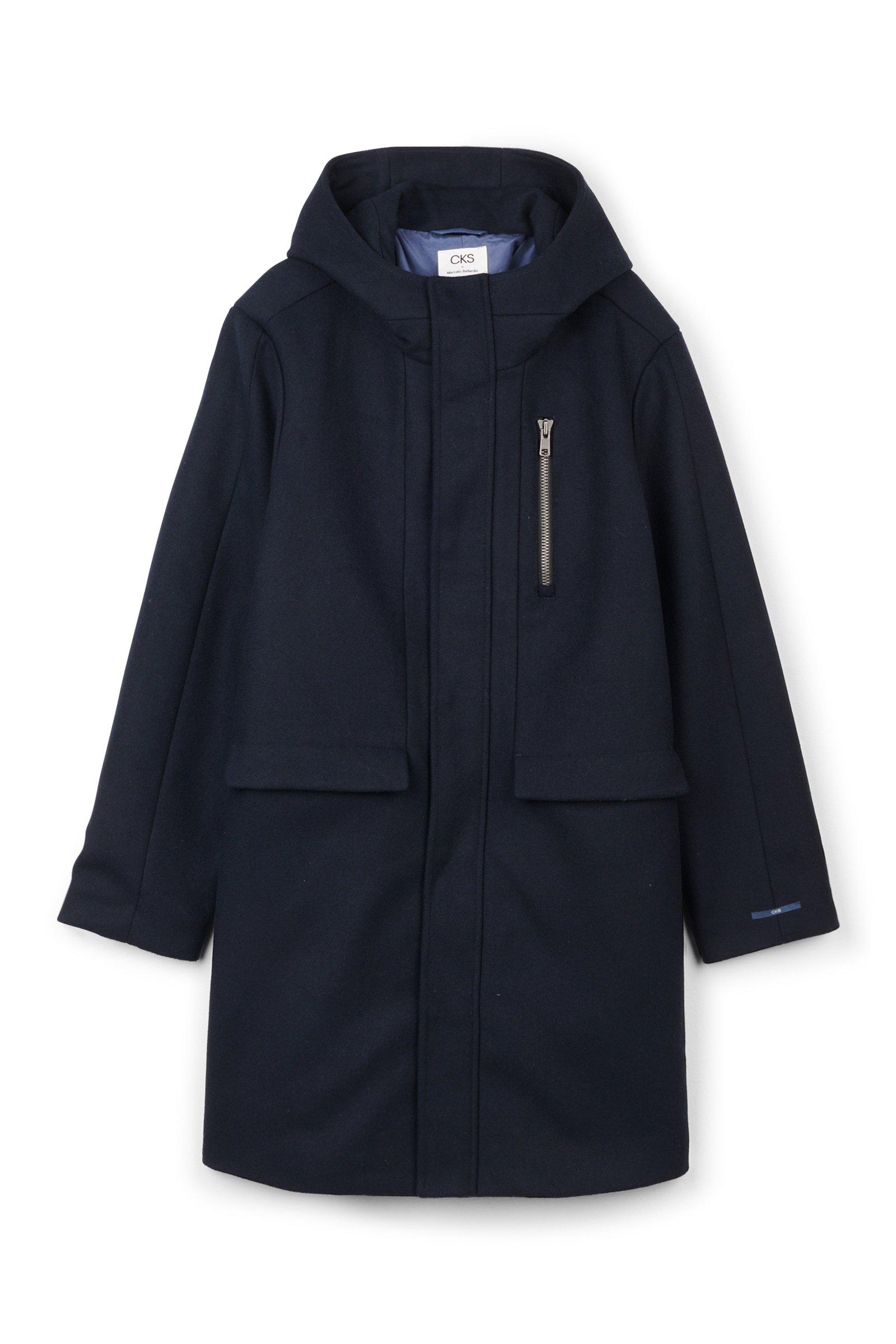 CKS - OAK - wool jacket - dark blue