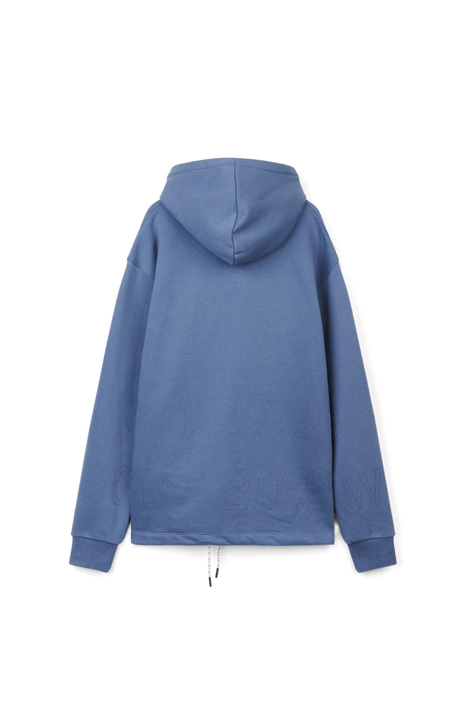 CKS heren - VANILLA - sweater met capuchon - blauw