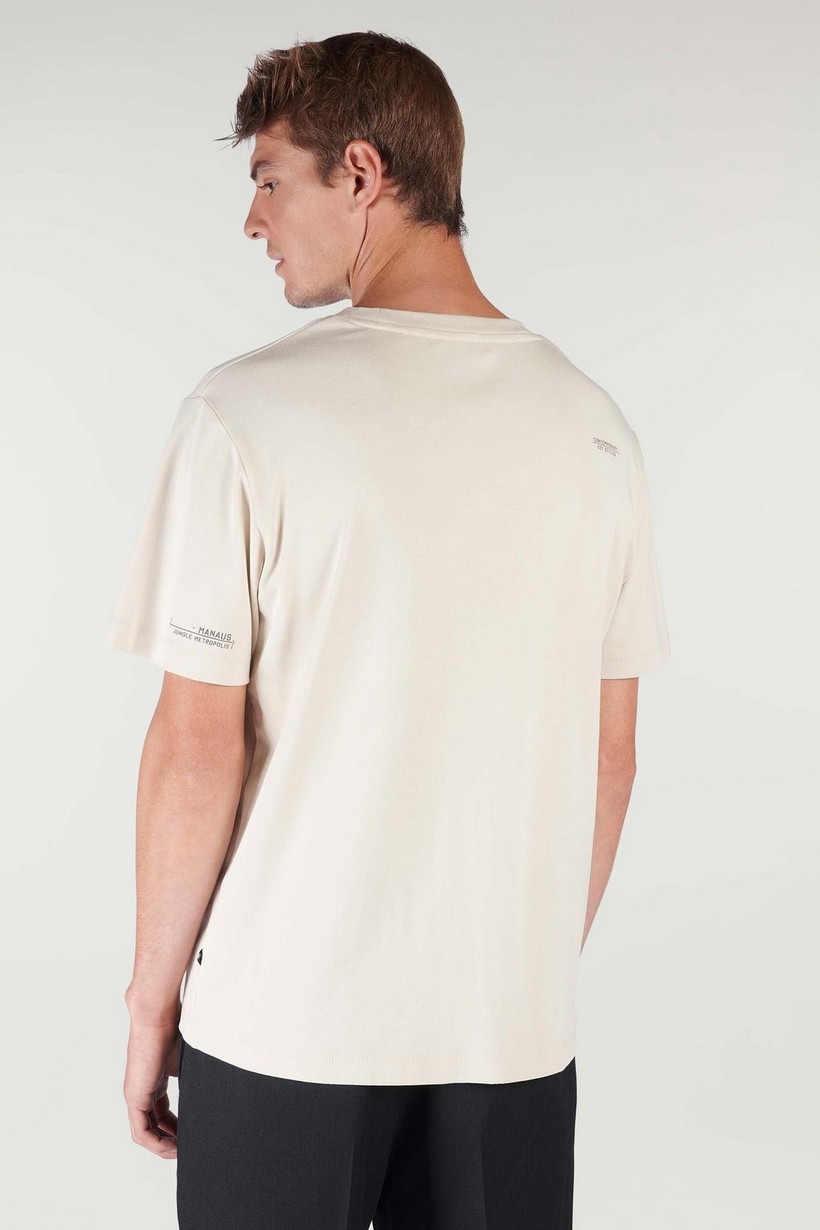 CKS - CREAM - t-shirt short sleeves - beige