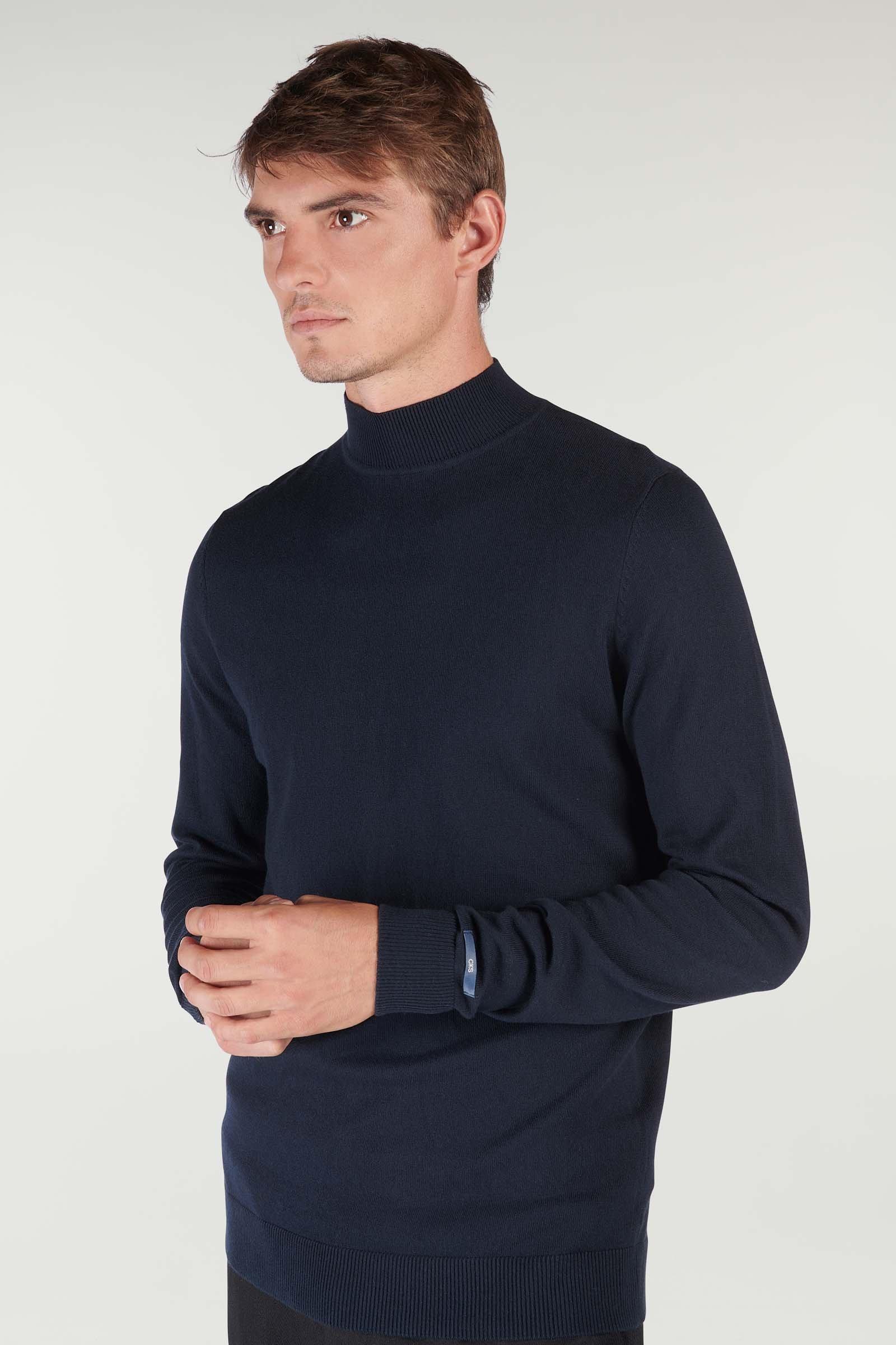 CKS heren - MATCHA - trui - donkerblauw