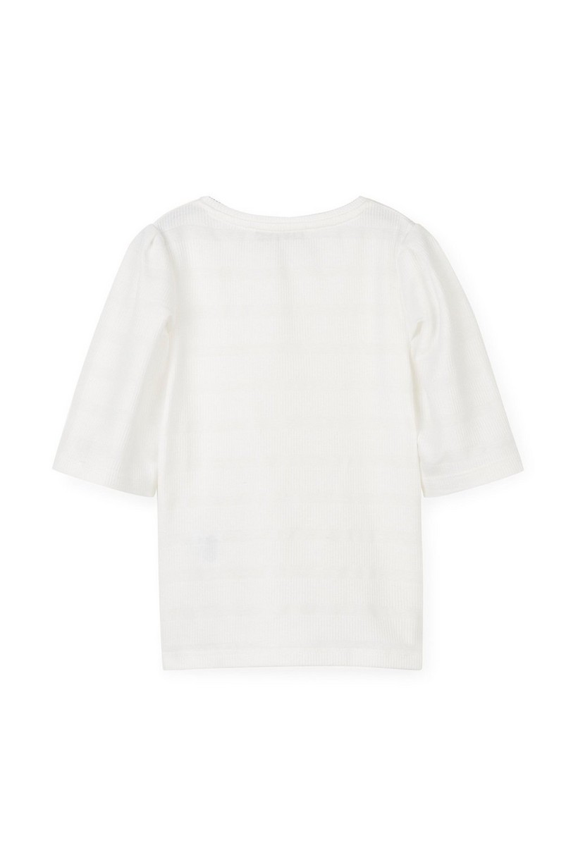 CKS Kids - ELLA - t-shirt short sleeves - white