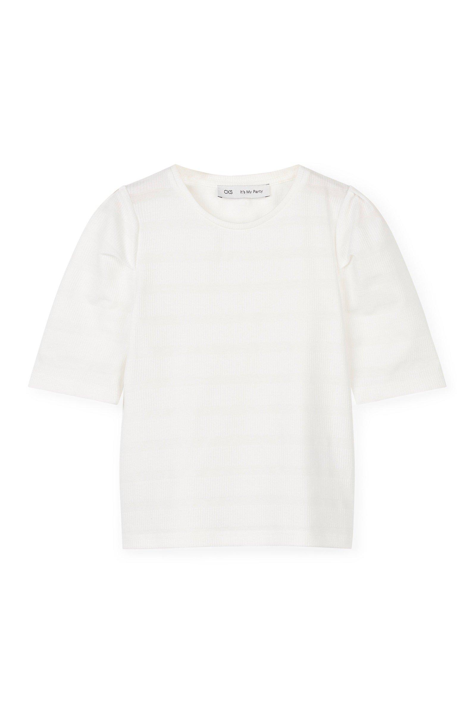 CKS Kids - ELLA - t-shirt korte mouwen - wit