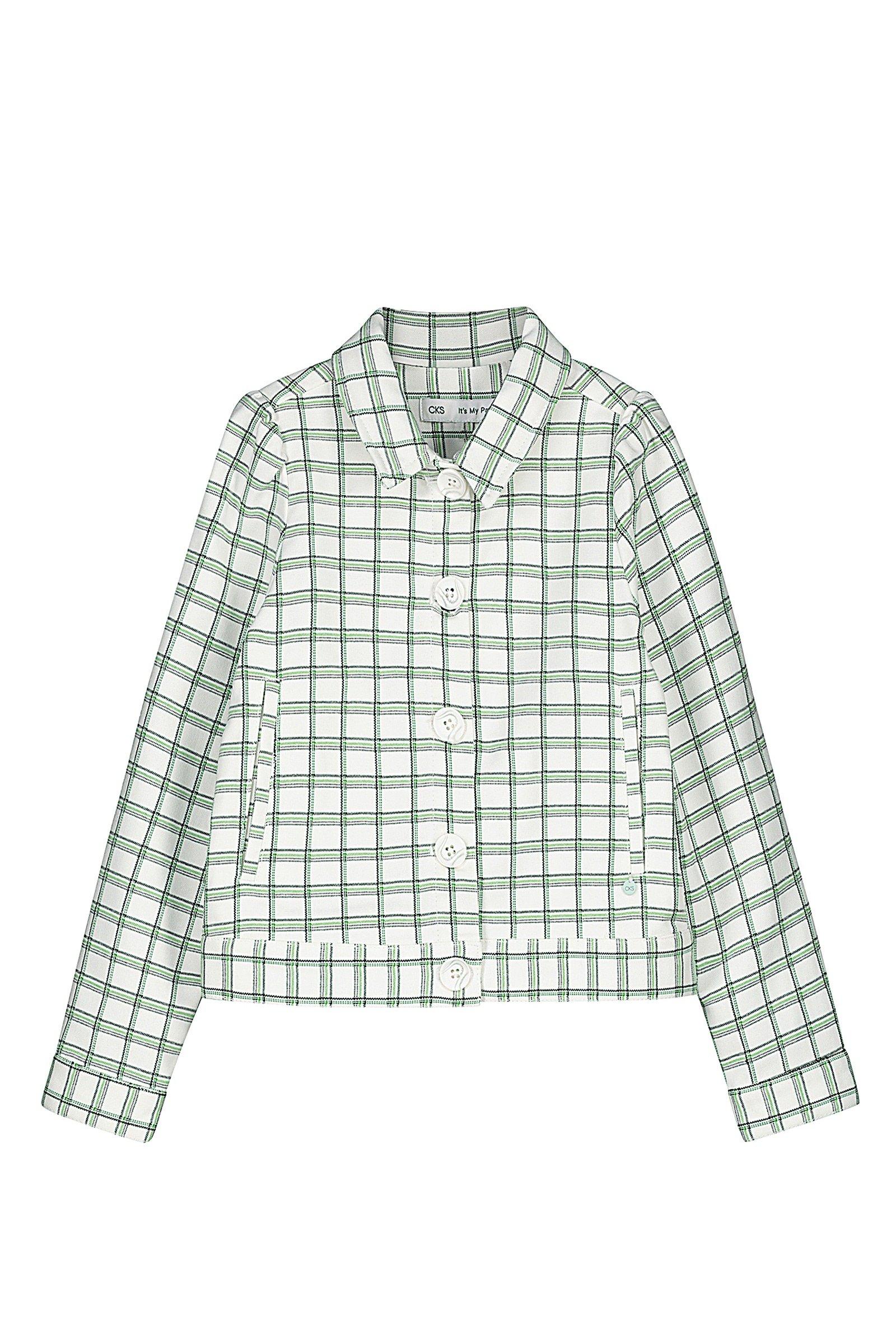 CKS Kids - EFFECK - veste fantaisie courte - blanc
