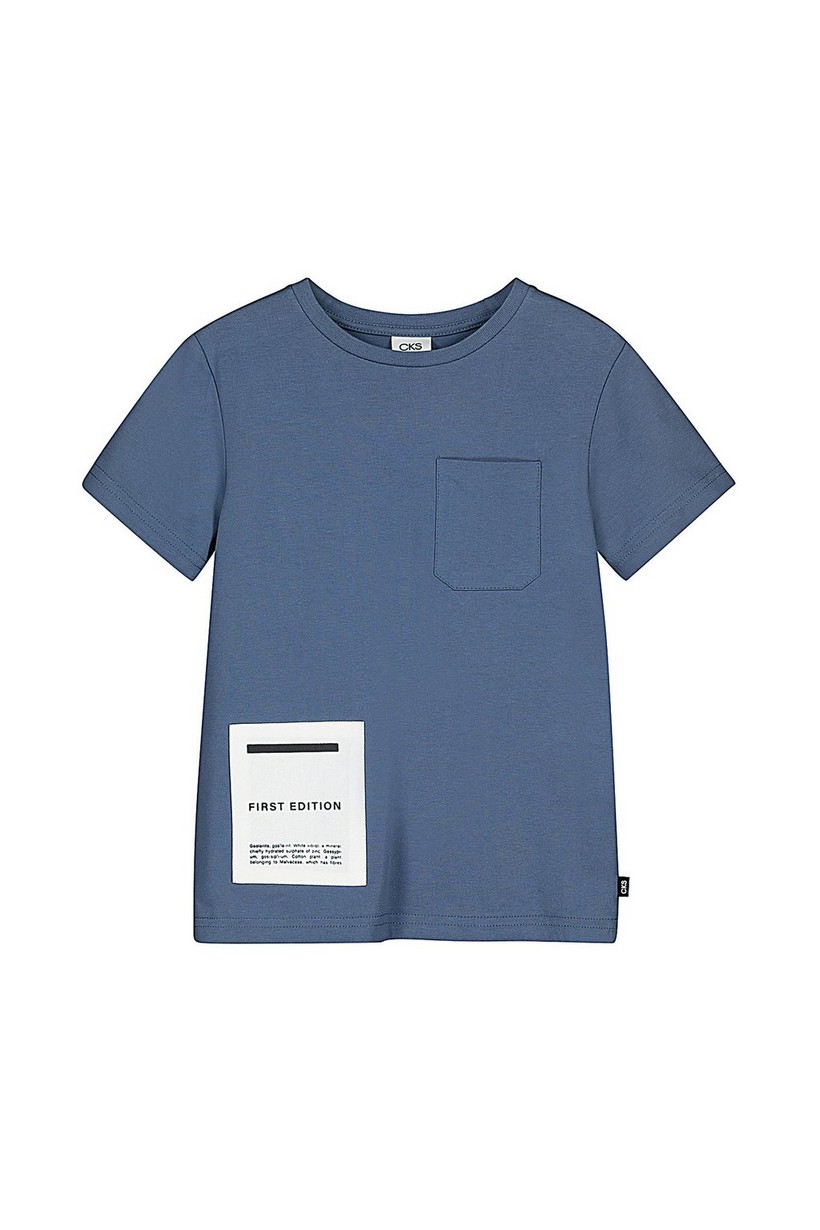 CKS Kids - YVES - t-shirt à manches courtes - bleu