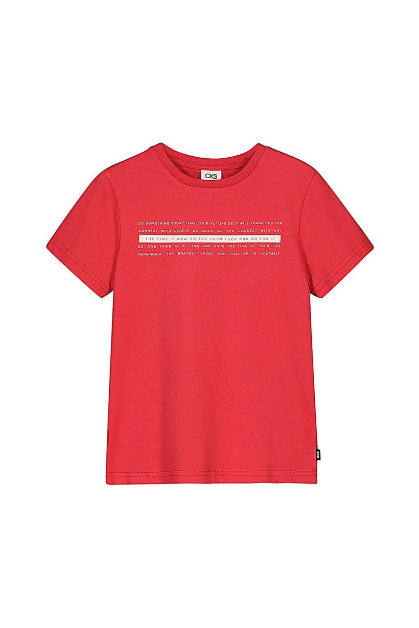 CKS Kids - YACKSON - T-Shirt Kurzarm - Rot