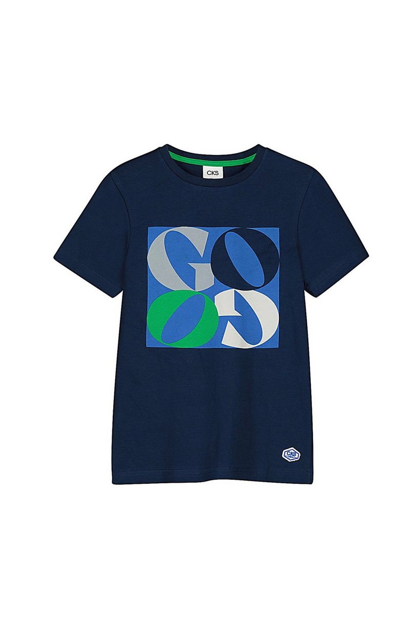 CKS Kids - YOUNES - t-shirt korte mouwen - blauw