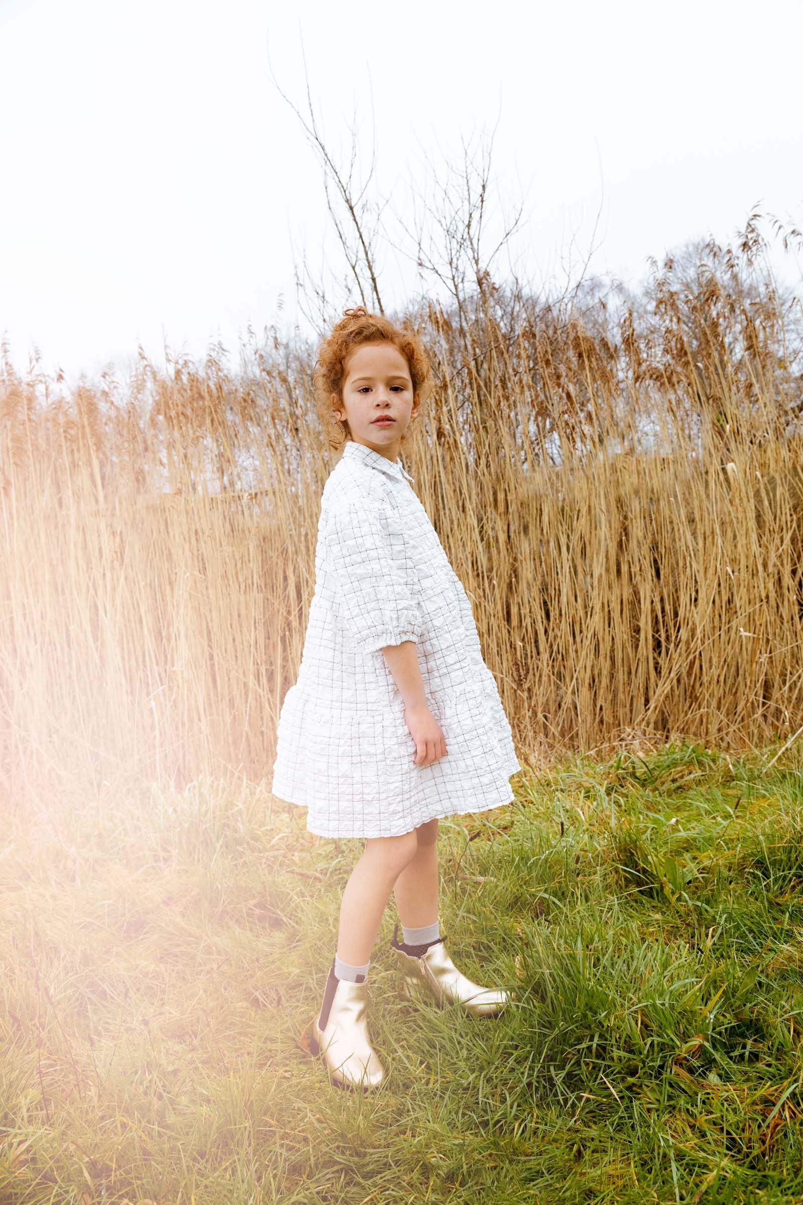 CKS Kids - INDIANA - korte jurk - wit