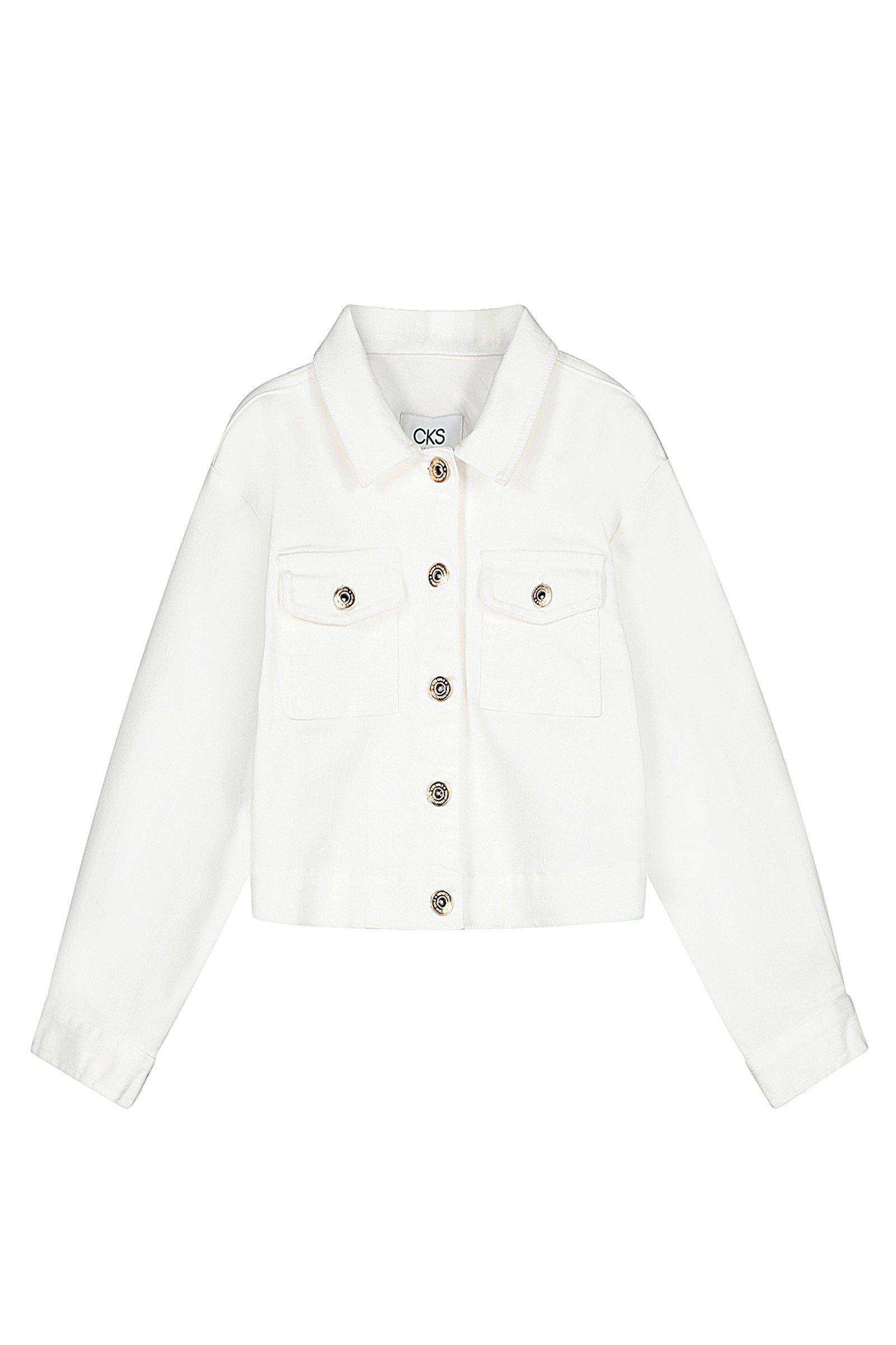 CKS Kids - CARRISSAS - korte casual jas - wit