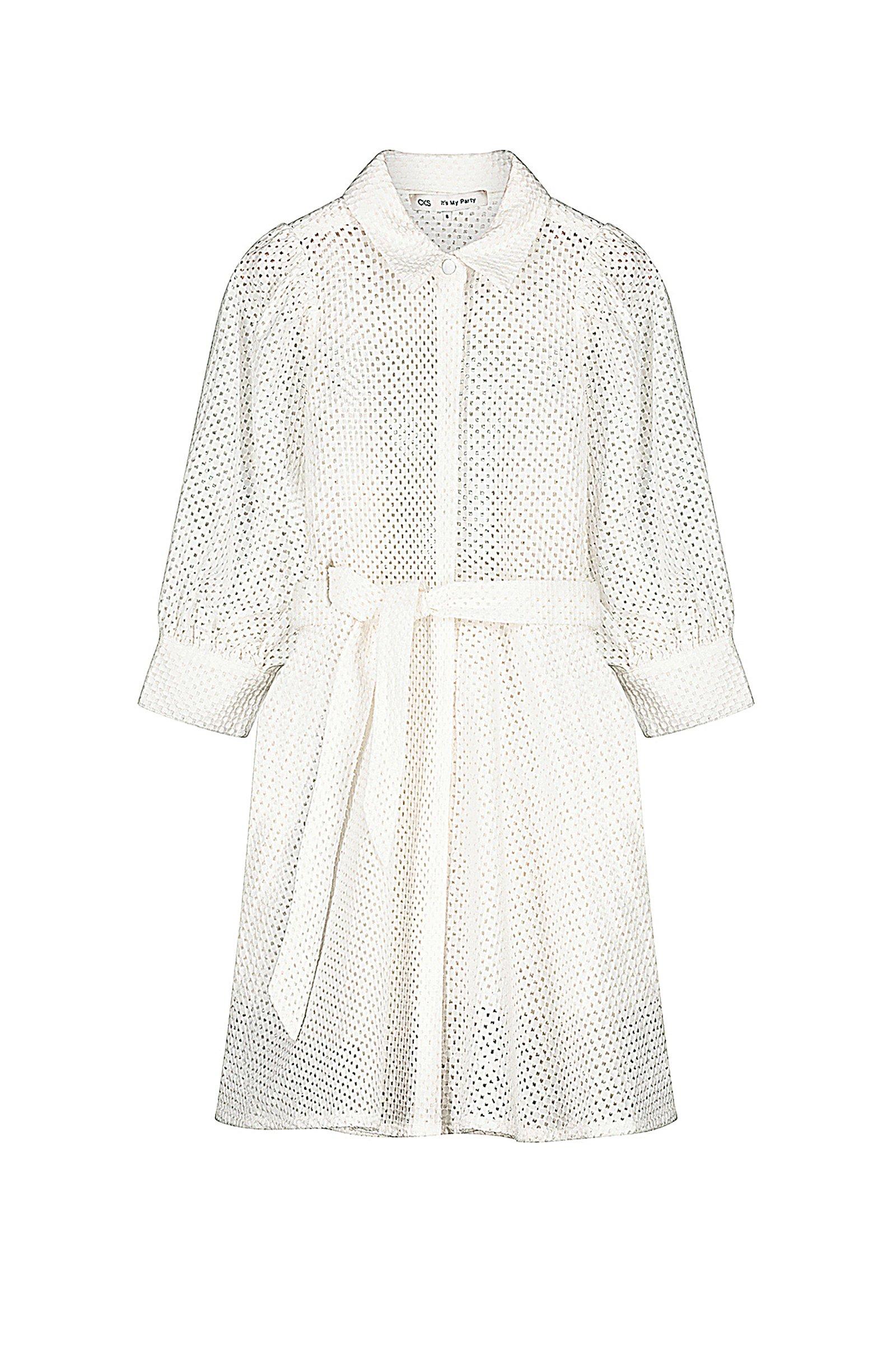 CKS Kids - ERIANA - robe longue - blanc