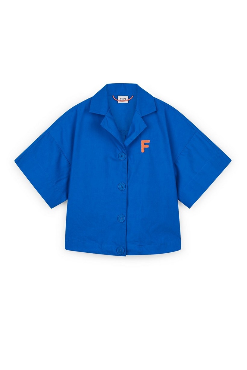 CKS Kids - DERIAN - blouse short sleeves - blue