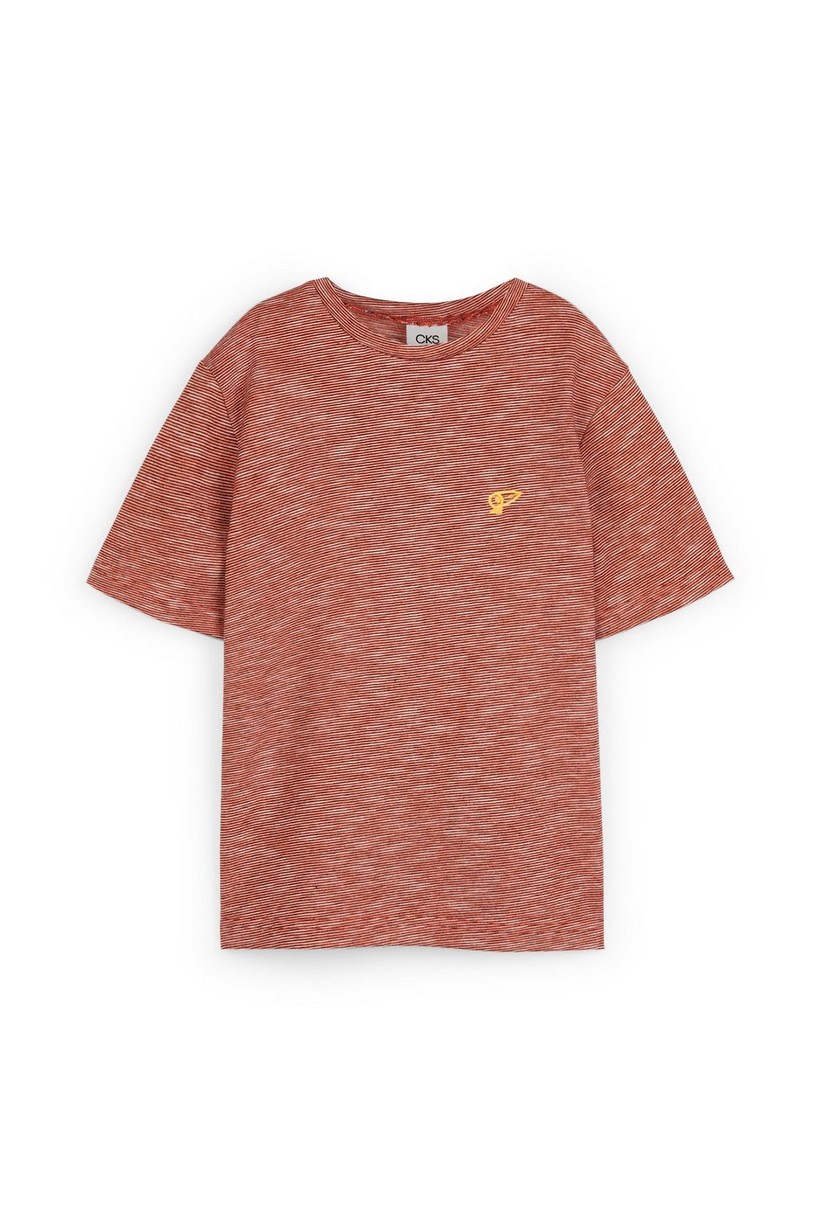 CKS Kids - YACKER - t-shirt à manches courtes - orange