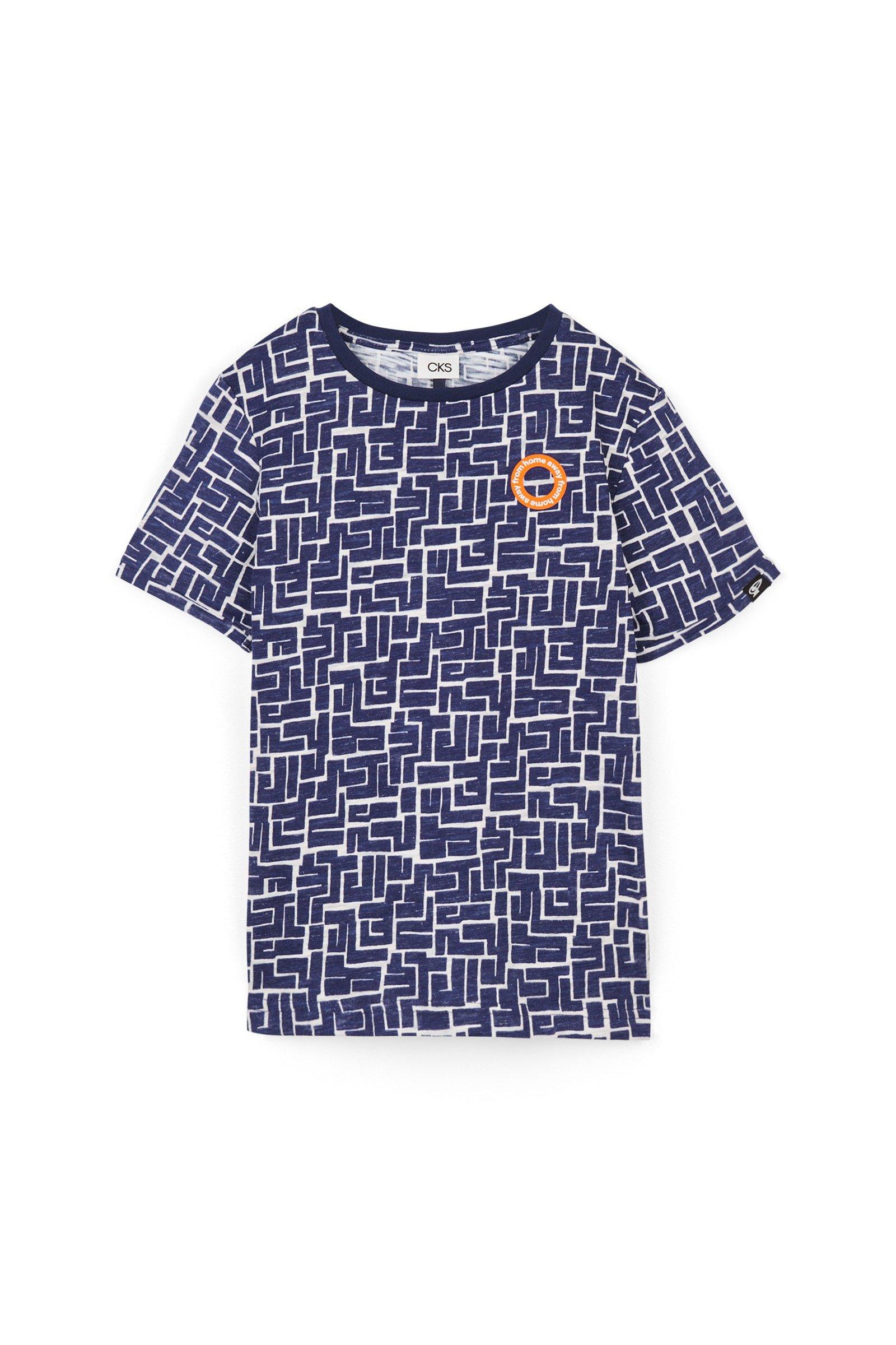 CKS Kids - YOHAN - T-Shirt Kurzarm - Blau