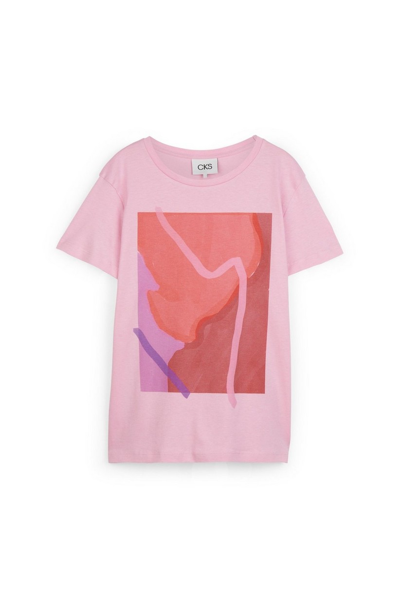 CKS Dames - LOUISE - t-shirt short sleeves - pink