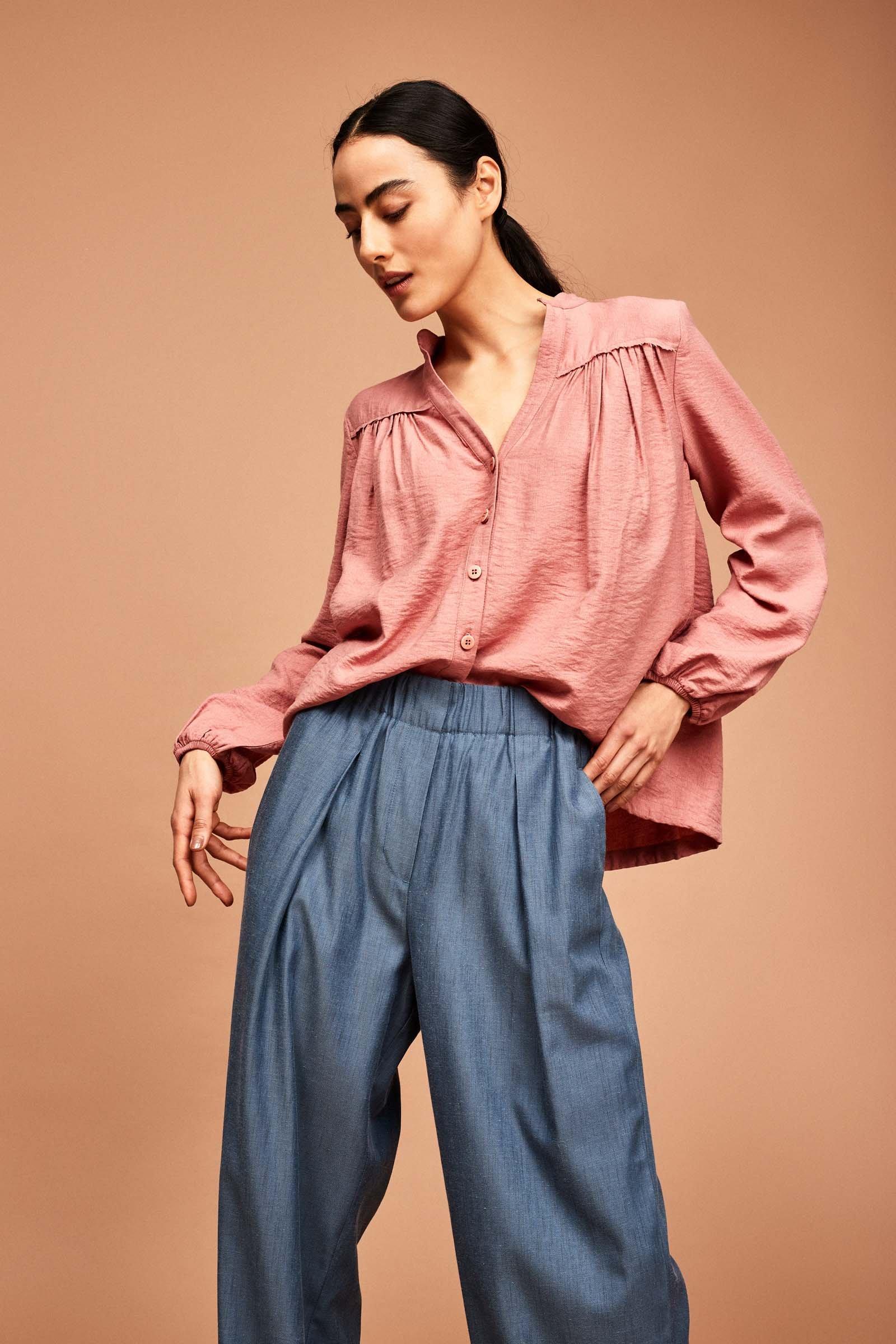 CKS Dames - UBODI - blouse long sleeves - orange