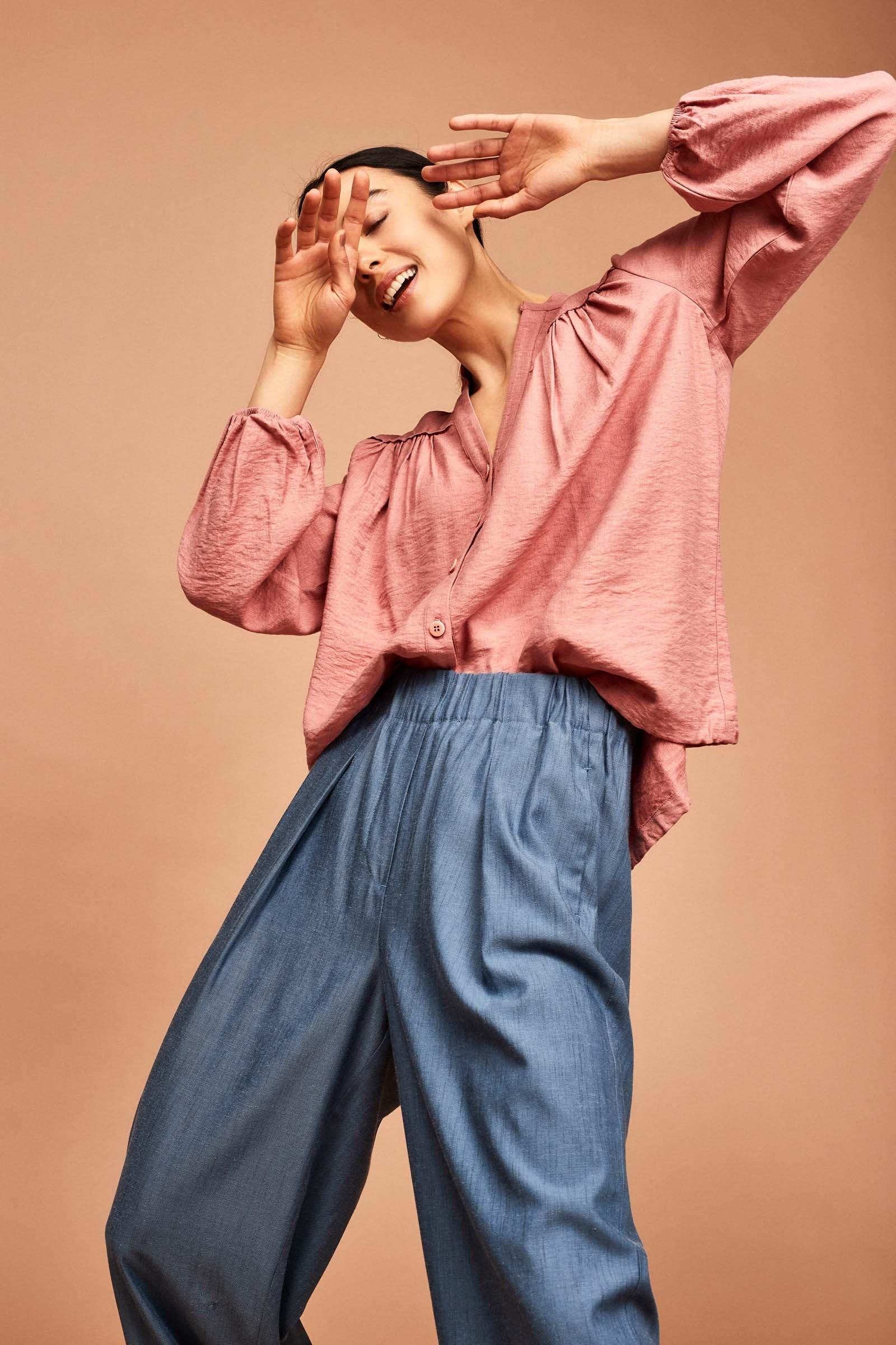 CKS Dames - UBODI - blouse long sleeves - orange