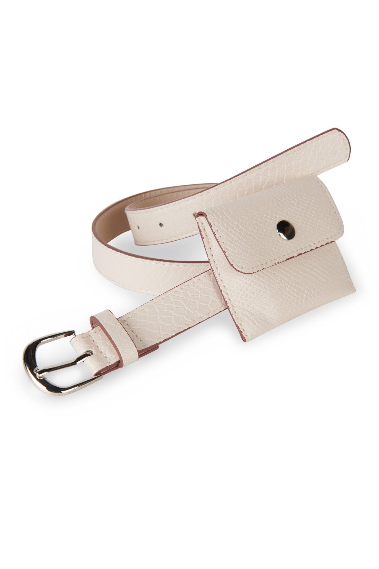 CKS Dames - LEAVE - belt large - white