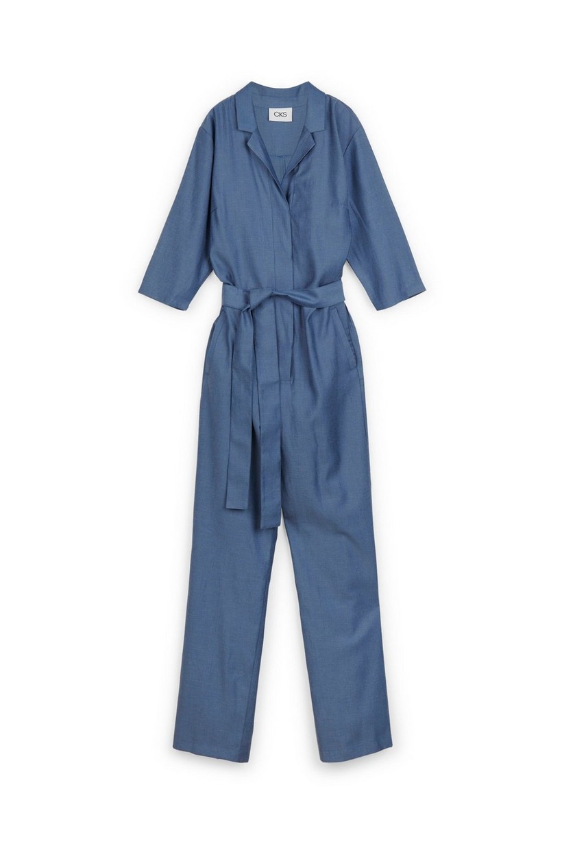 CKS Dames - RAINA - jumpsuit - blauw