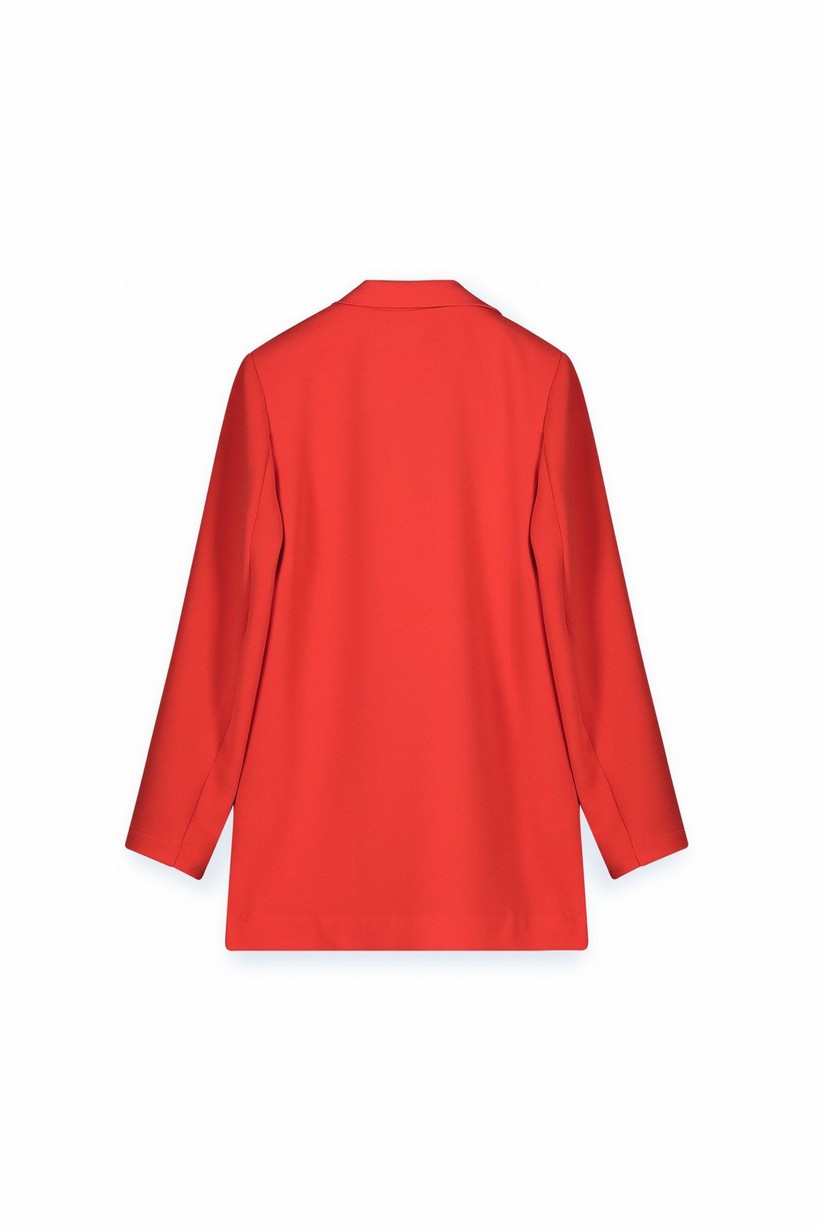 CKS Dames - LAGARUSA - blazer long - rouge
