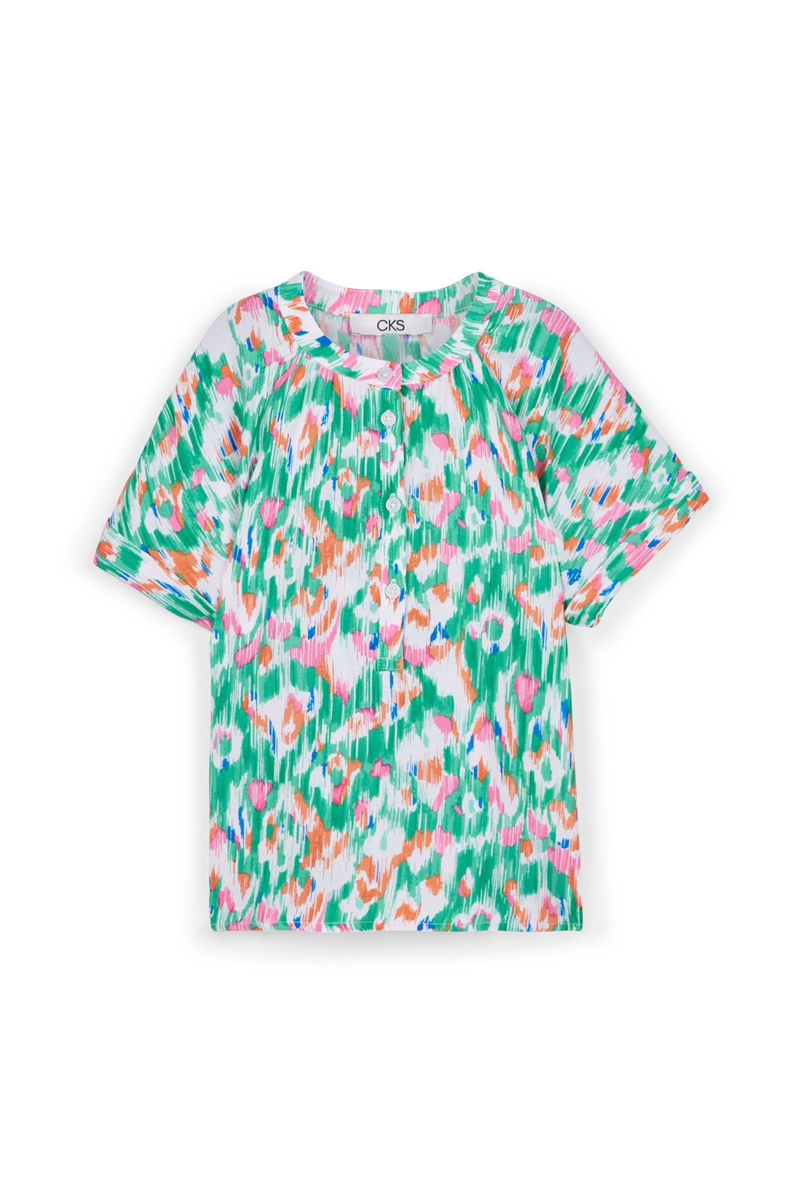 CKS Kids - EBOW - blouse korte mouwen - meerkleurig