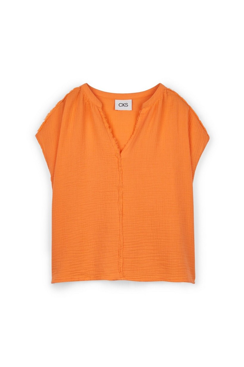 CKS Dames - LOLAA - blouse mouwloos - meerkleurig