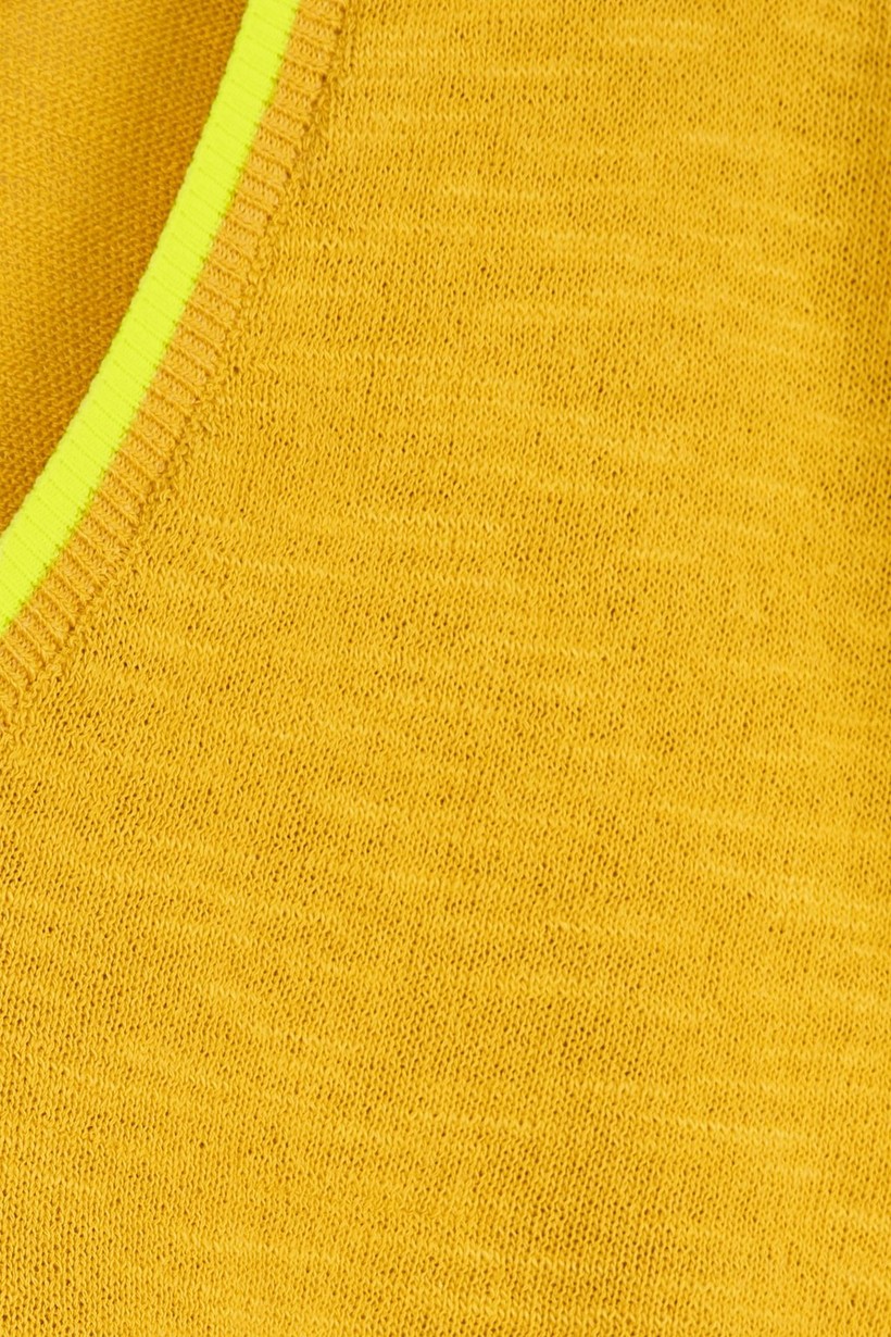 CKS Dames - PHANTASM - knitted top - yellow