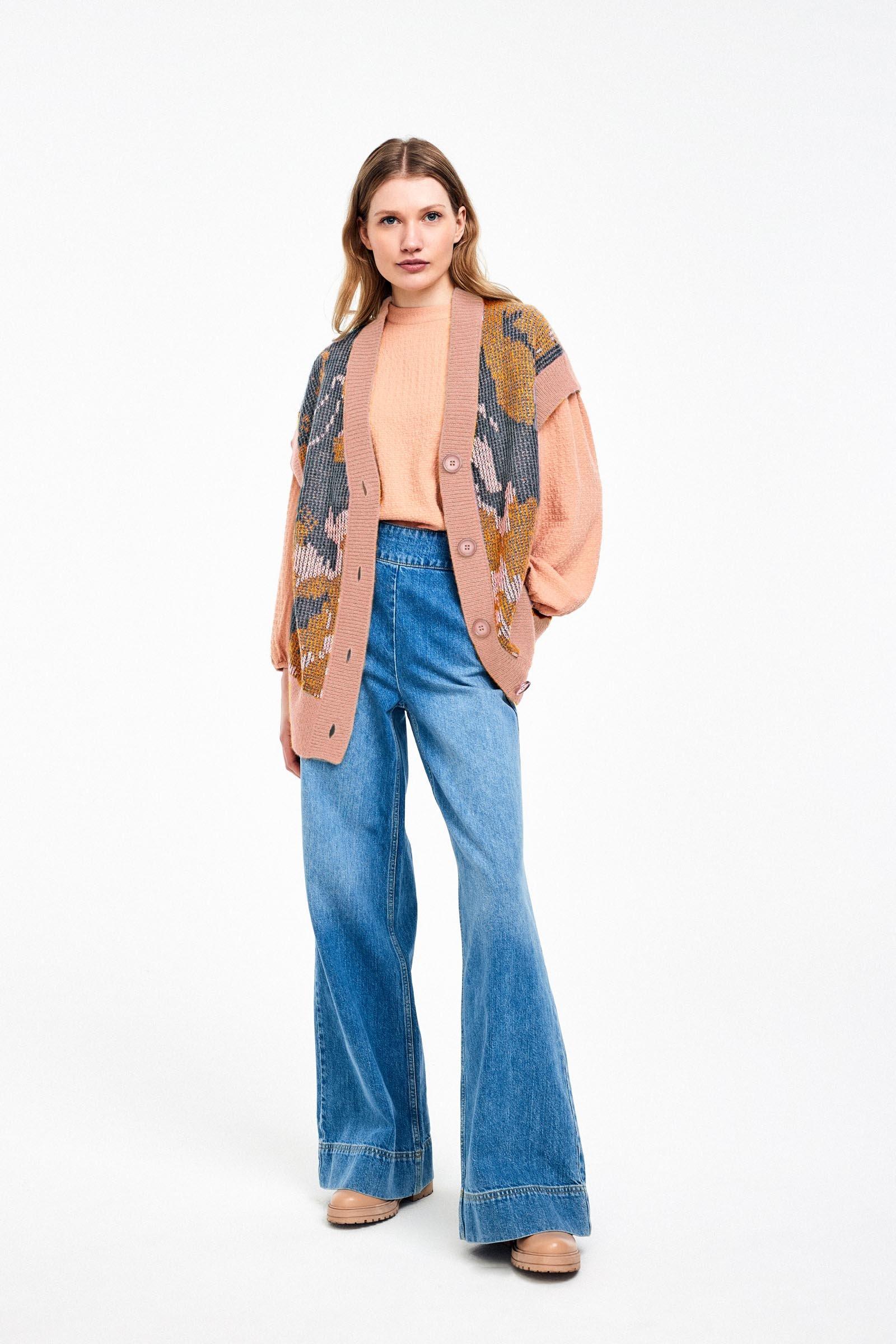 CKS Dames - PIONEER - Strickjacke - Orange