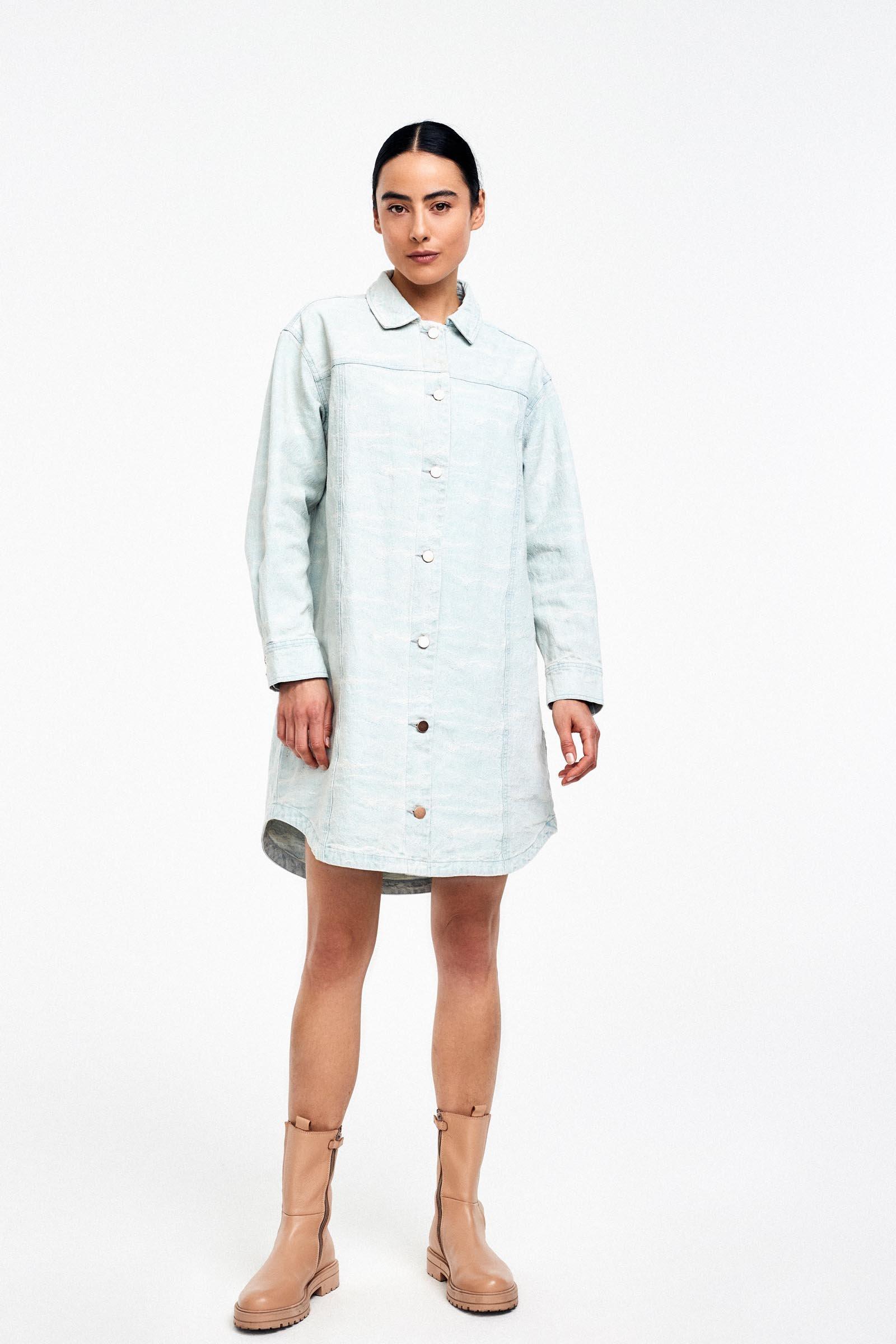 CKS Dames - JULIET - Hemdkleid - Blau