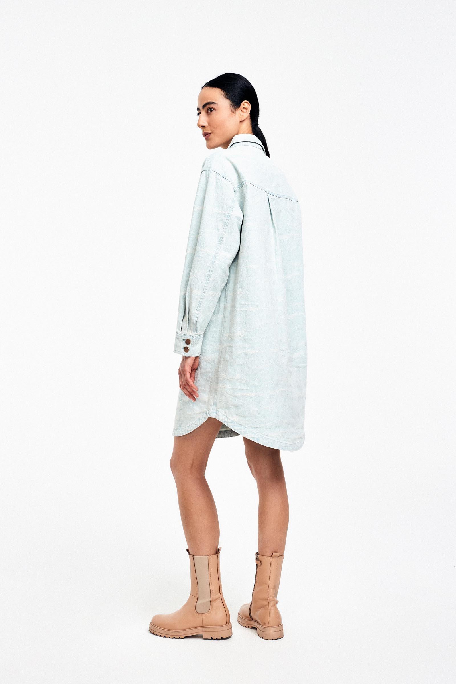CKS Dames - JULIET - shirt dress - blue