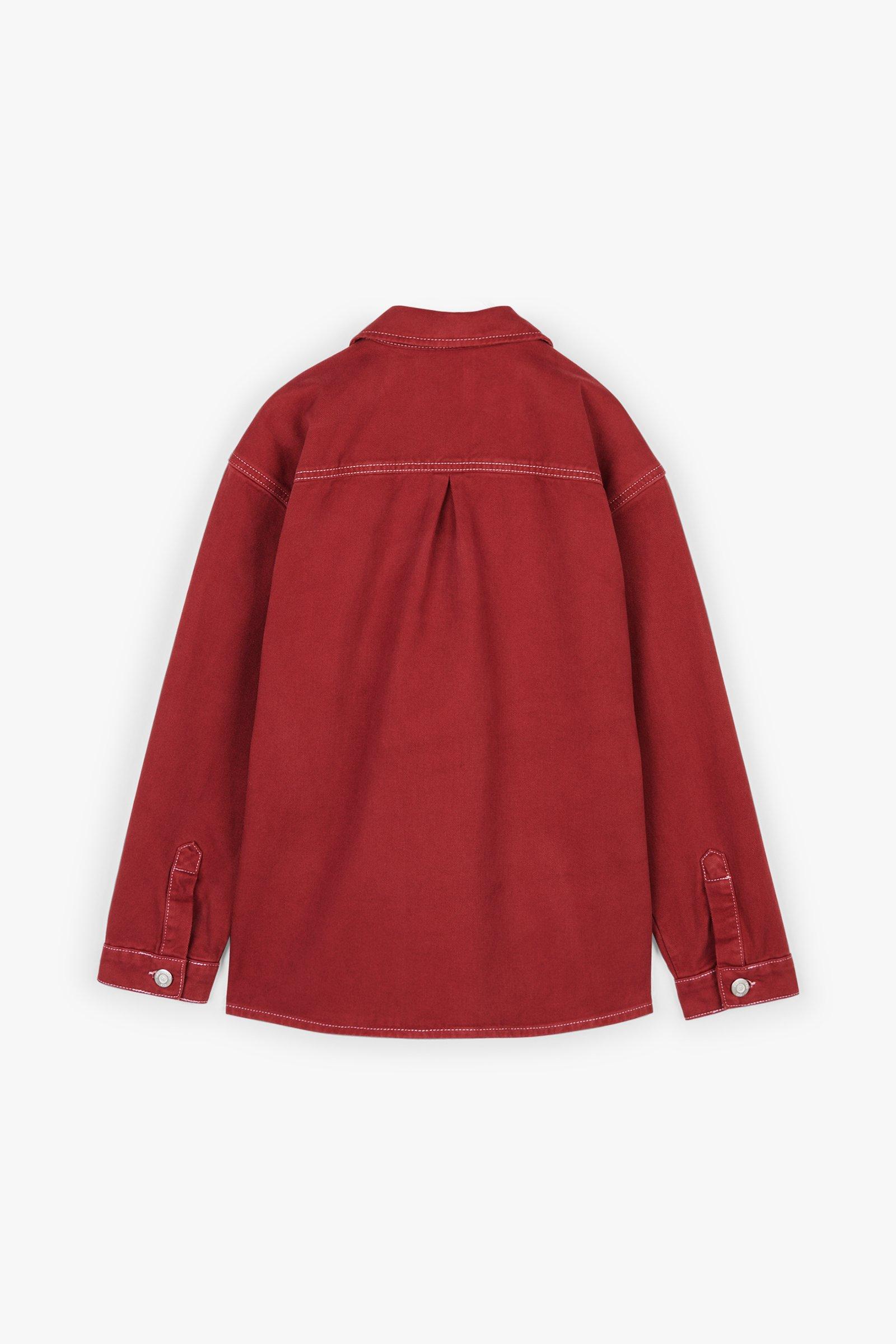 CKS Dames - JANE - veste fantaisie - rouge foncé