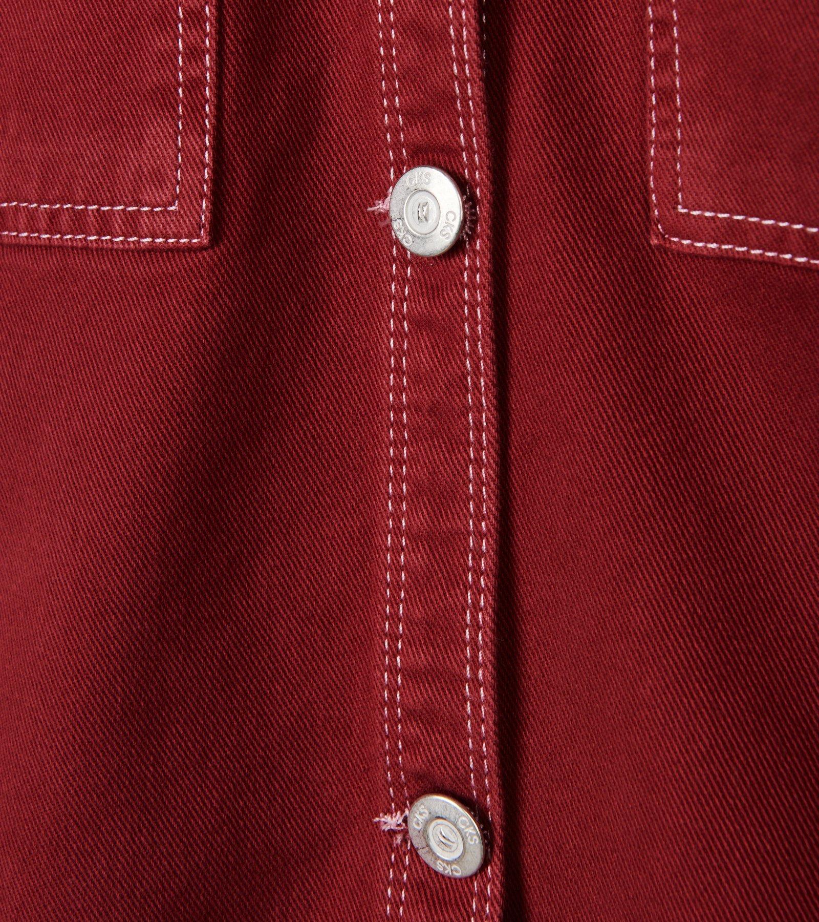 CKS Dames - JANE - veste fantaisie - rouge foncé