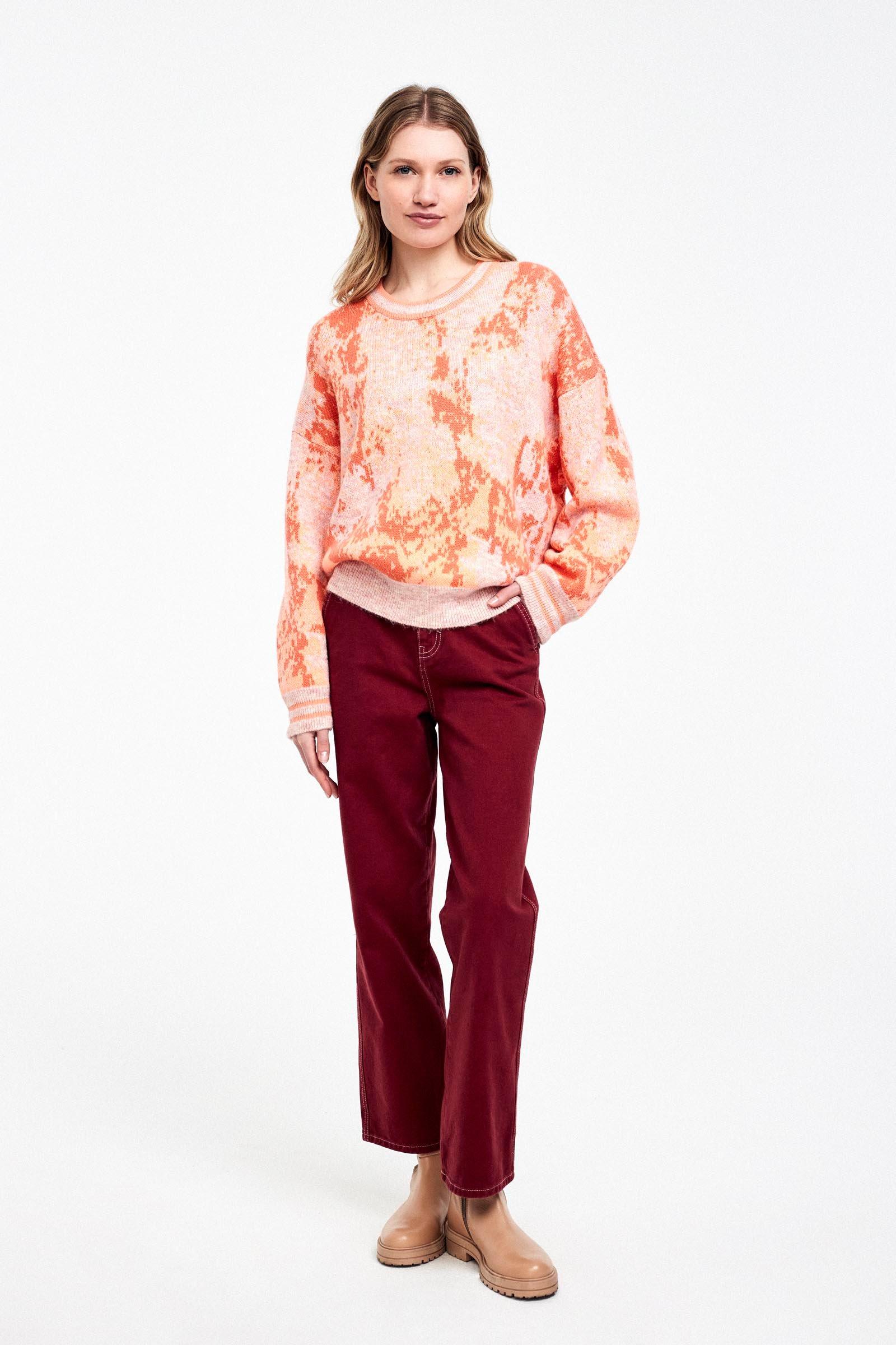 CKS Dames - JOSIE - jeans longs - rouge foncé