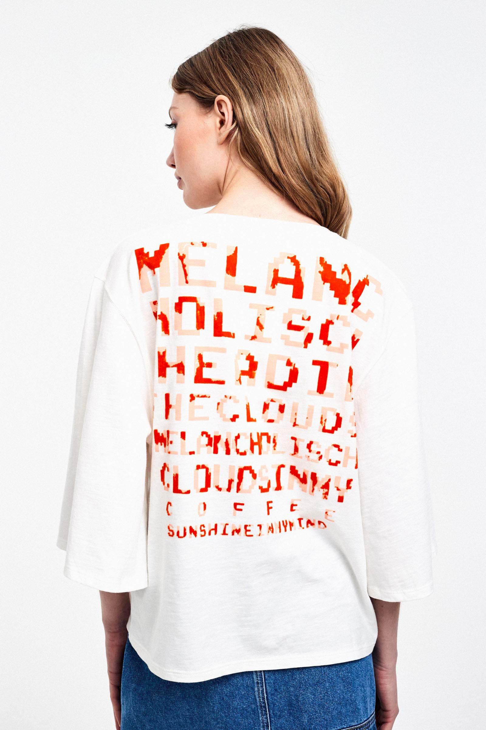 CKS Dames - JARI - quarter sleeve t-shirt - white