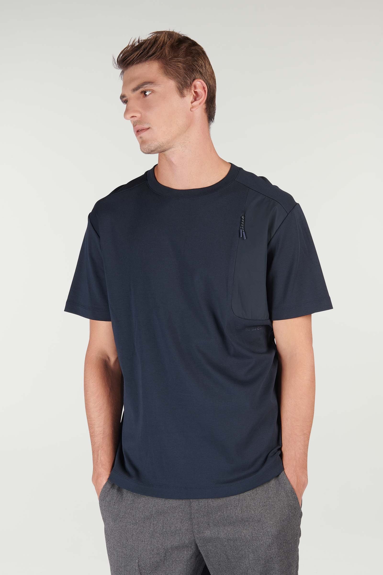 CKS hommes - SESAME - t-shirt à manches courtes - bleu foncé