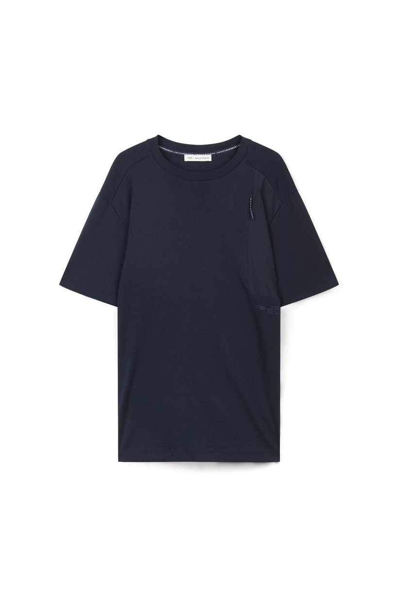 CKS hommes - SESAME - t-shirt à manches courtes - bleu foncé