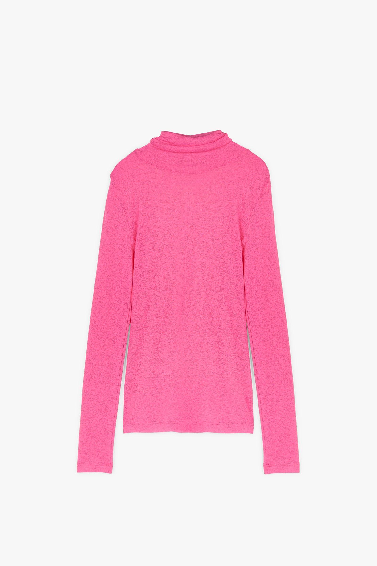 CKS Dames - IRISSA - turtleneck - bright pink