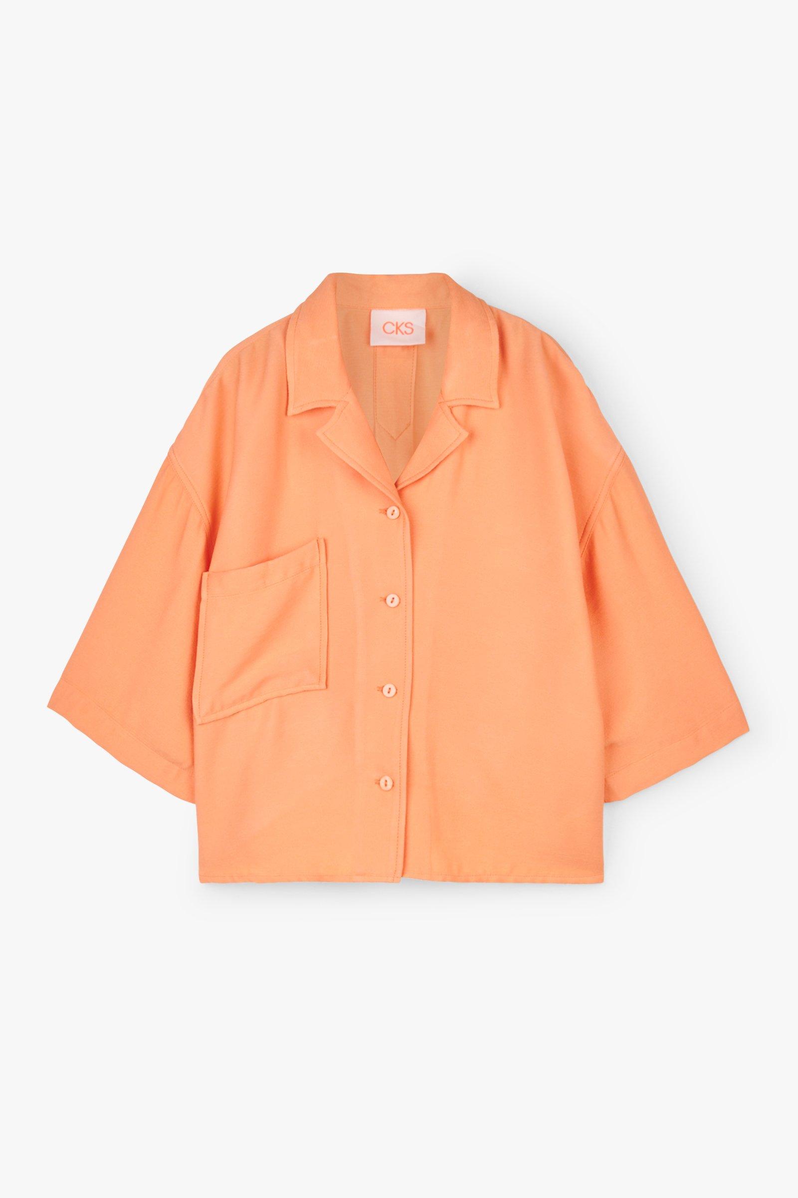 CKS Teens - POSH - Bluse Kurze Ärmel - Hellorange
